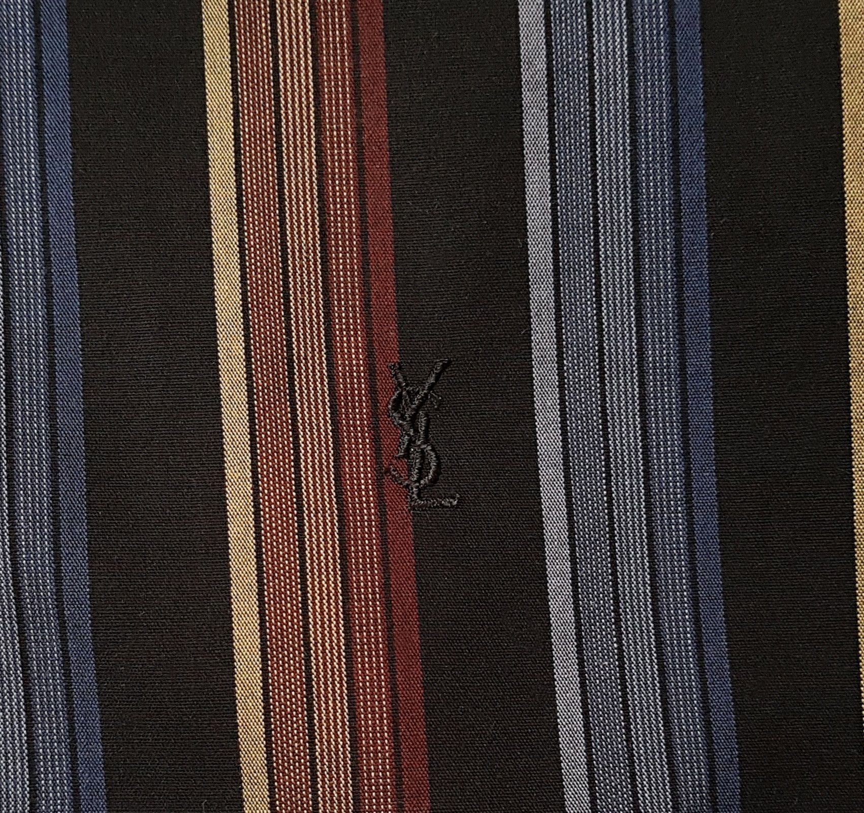 Yves Saint Laurent Vintage YSL Yves Saint Laurent Stripe Shirt sz L Size US L / EU 52-54 / 3 - 3 Thumbnail