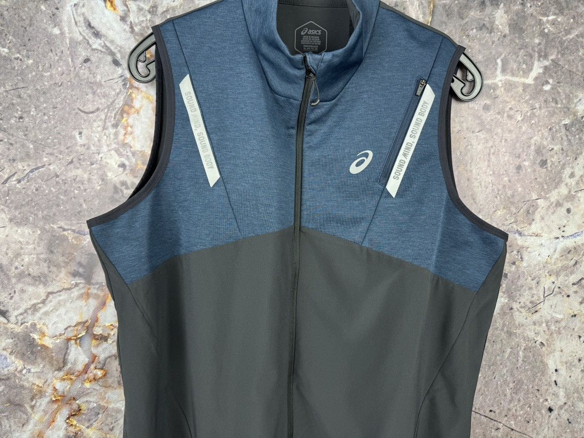 Asics Men’s ASICS Vest Black Blue Streetwear Size XL Size US XL / EU 56 / 4 - 3 Thumbnail