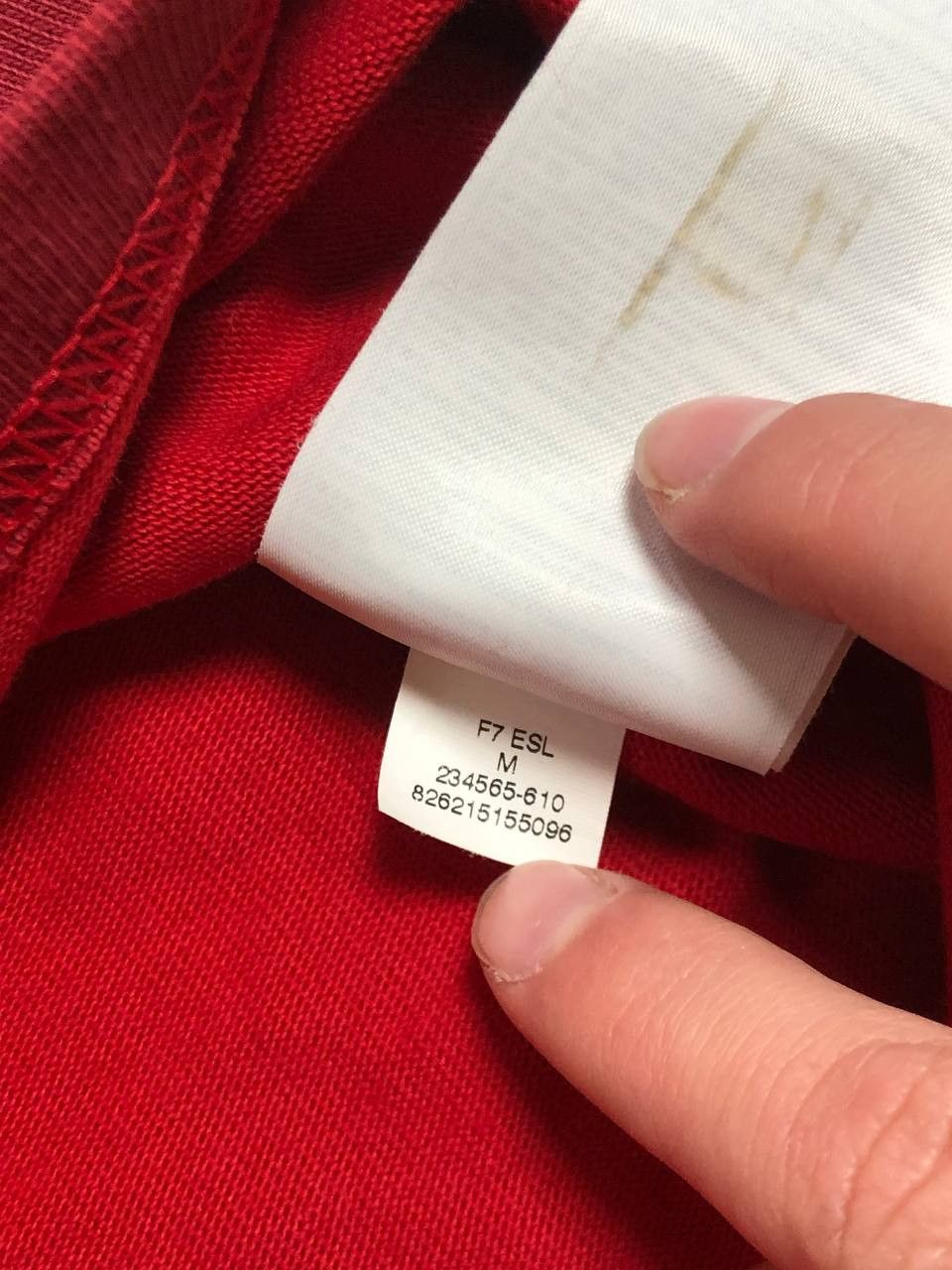 Nike Vintage T-Shirt red Polo Size M logo O2 Nike Y2K Jerseys Size US M / EU 48-50 / 2 - 5 Thumbnail