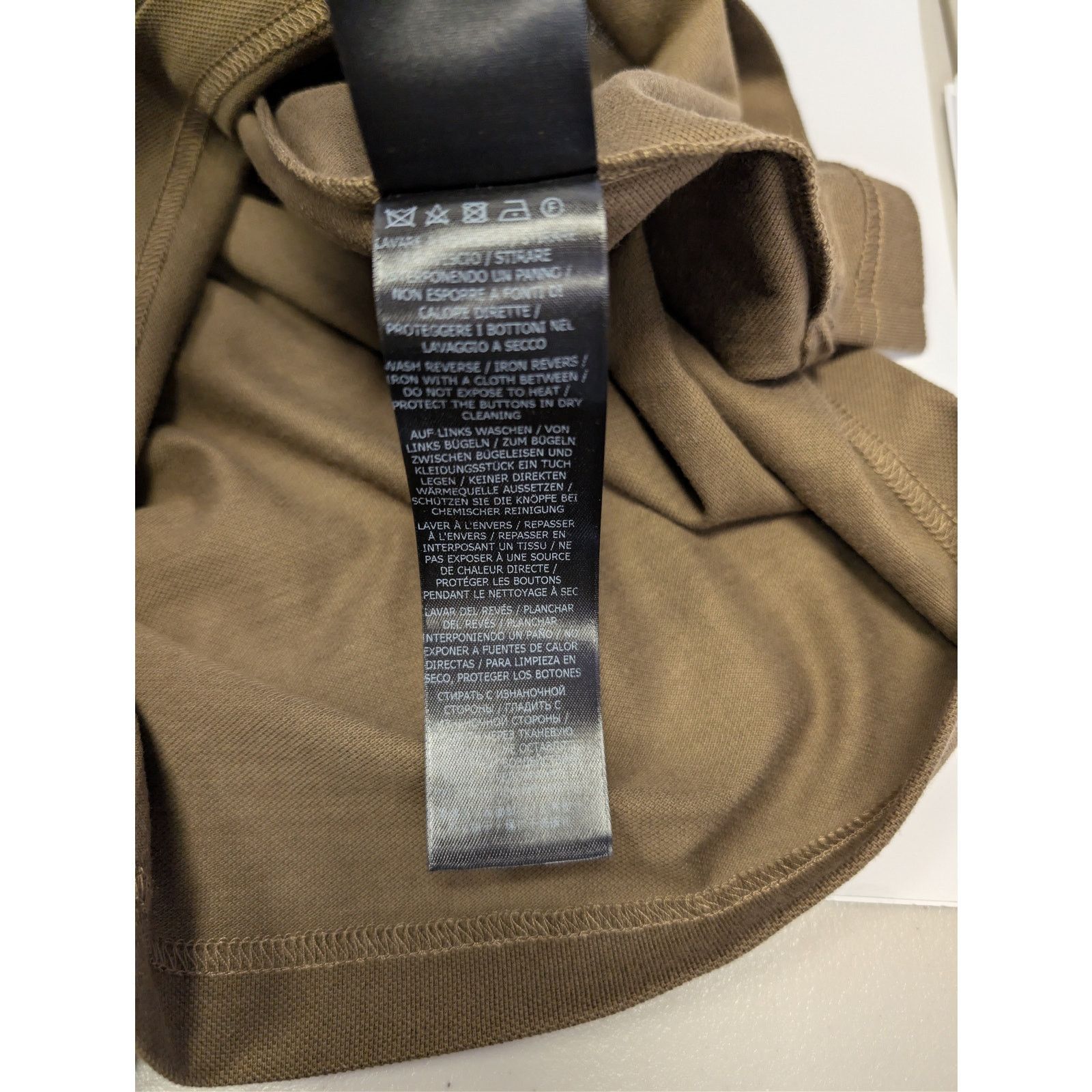 Tom Ford o1rshd1 Cotton Pique Polo Shirt in Brown Size US M / EU 48-50 / 2 - 19 Thumbnail