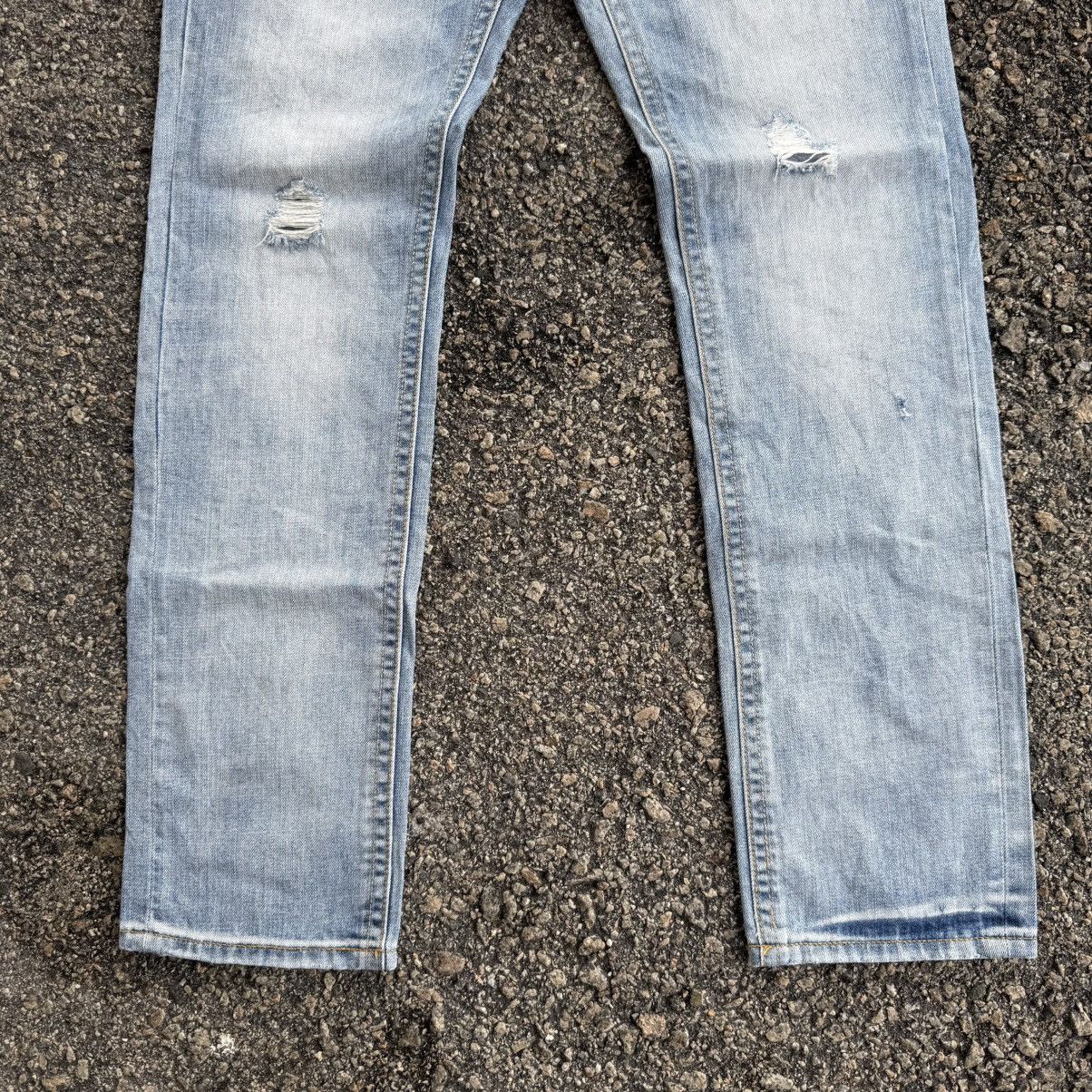 Japanese Brand VINTAGE PLORY CLUB STRAIGHT FADED JEAN DENIM PANTS Size US 34 / EU 50 - 3 Thumbnail