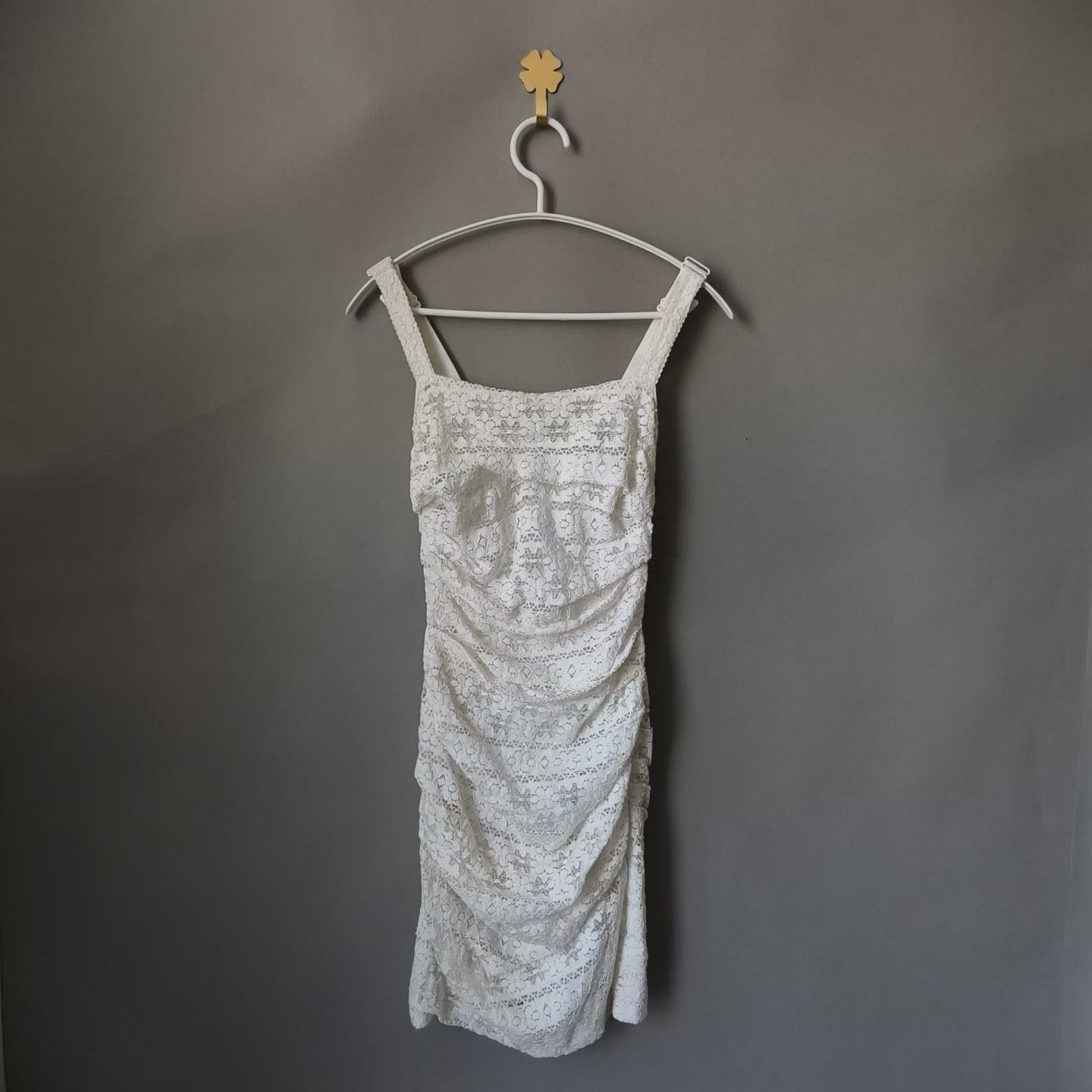 Dolce & Gabbana D&G Mainline All-Lace White Dress Size XS / US 0-2 / IT 36-38 - 1 Thumbnail