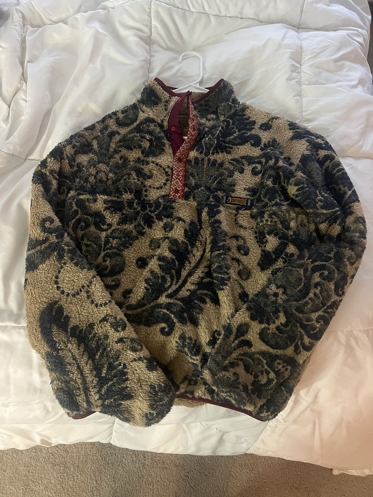 image of Kapital Damask Fleece in Beige Fur, Men's (Size XL)