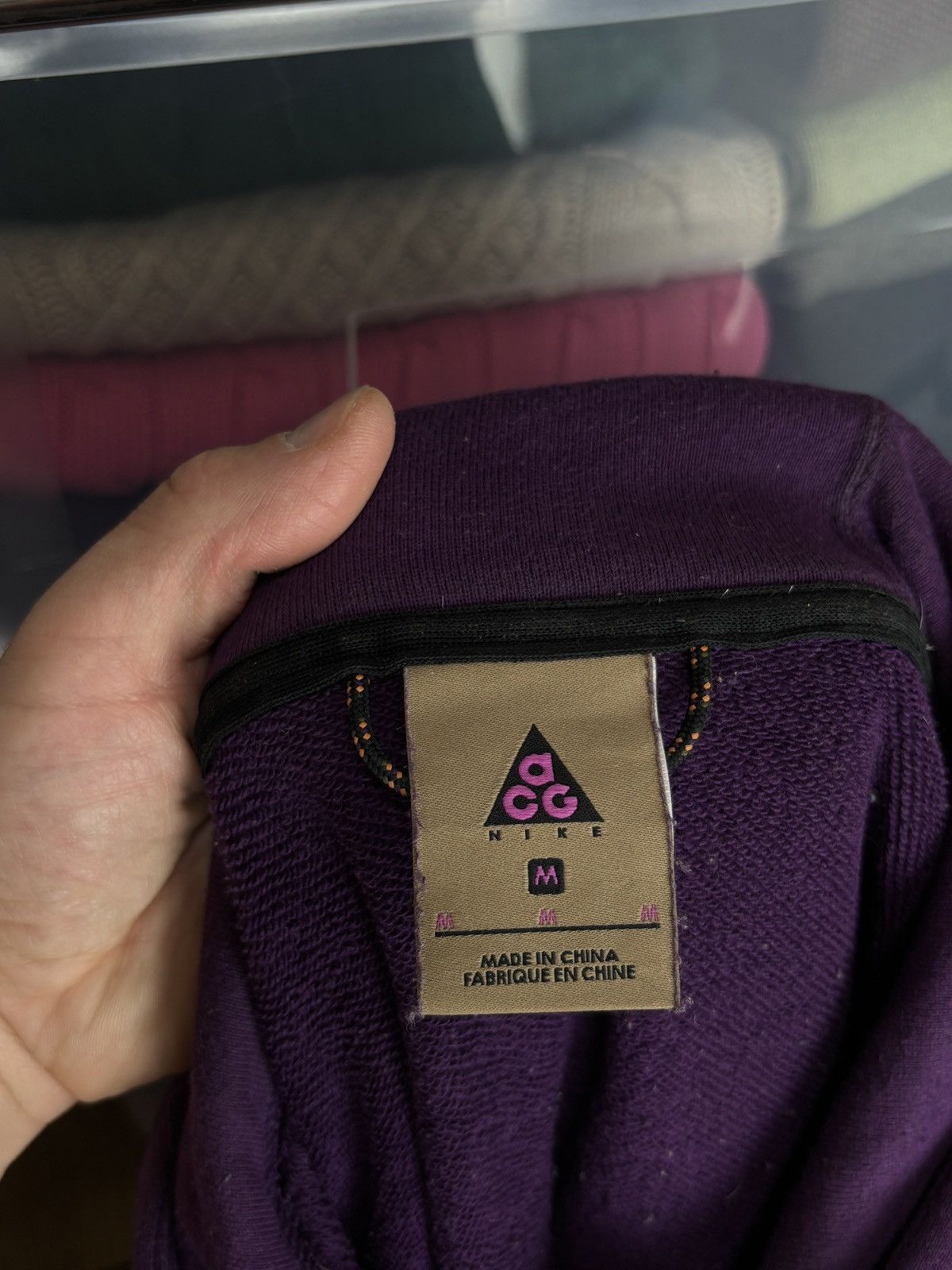 Nike × Nike ACG Nike ACG Purple Hoodie Size US M / EU 48-50 / 2 - 8 Thumbnail