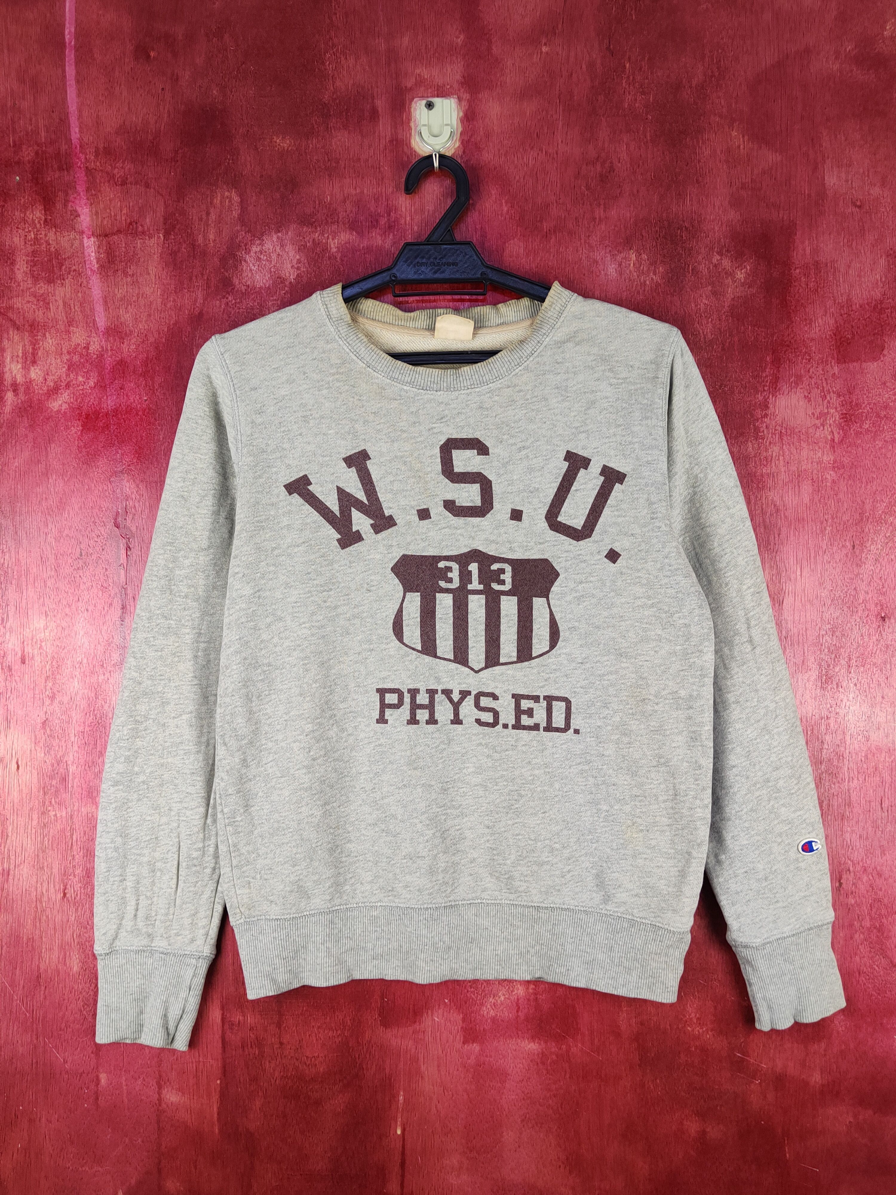 Champion × Japanese Brand × Vintage WSU Champion vintage Gray Sweatshirts #S2043 Size S / US 4 / IT 40 - 1 Thumbnail