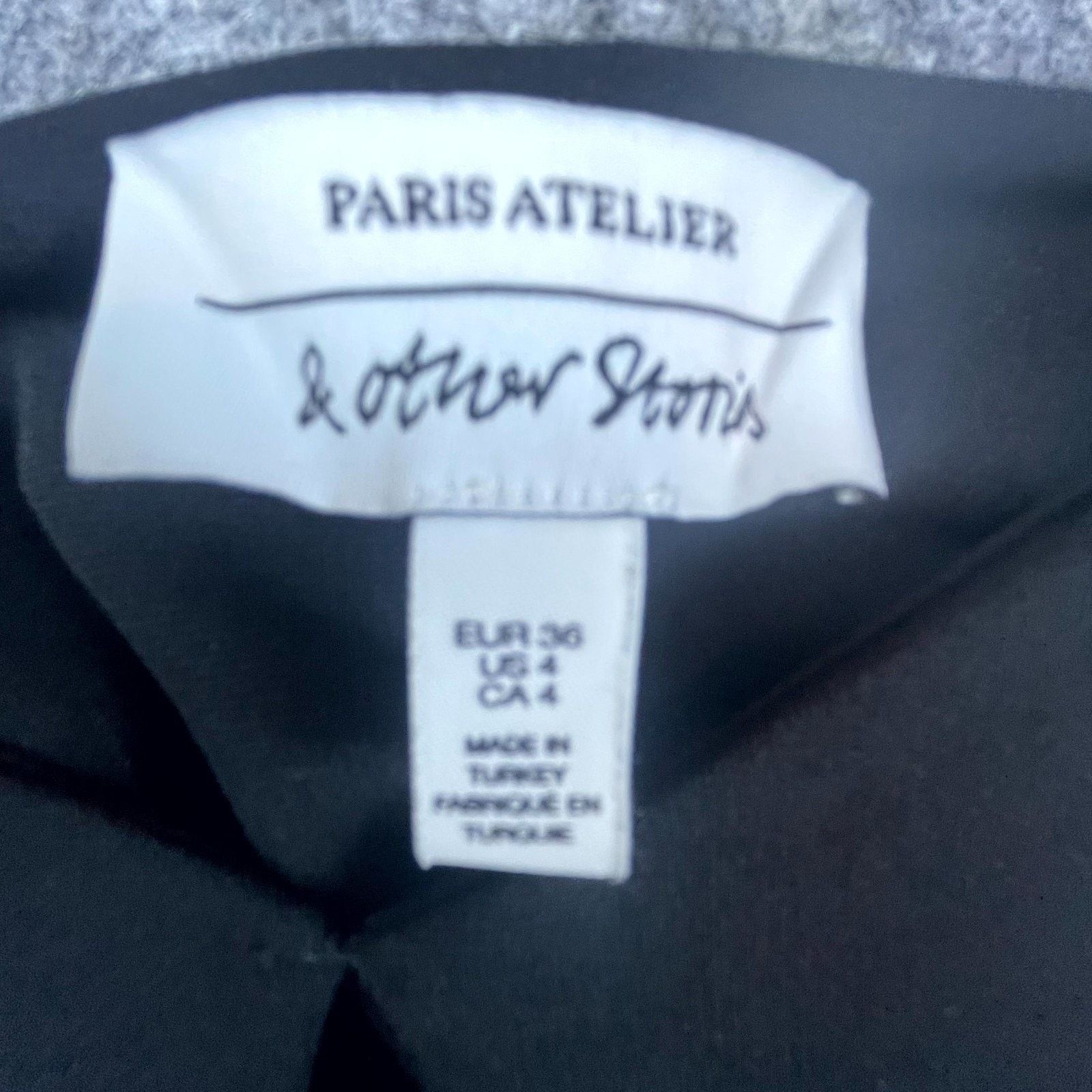 & Other Stories Paris Atelier & Other Stories Slip Dress Womens 4 Black LBD Size S / US 4 / IT 40 - 3 Thumbnail