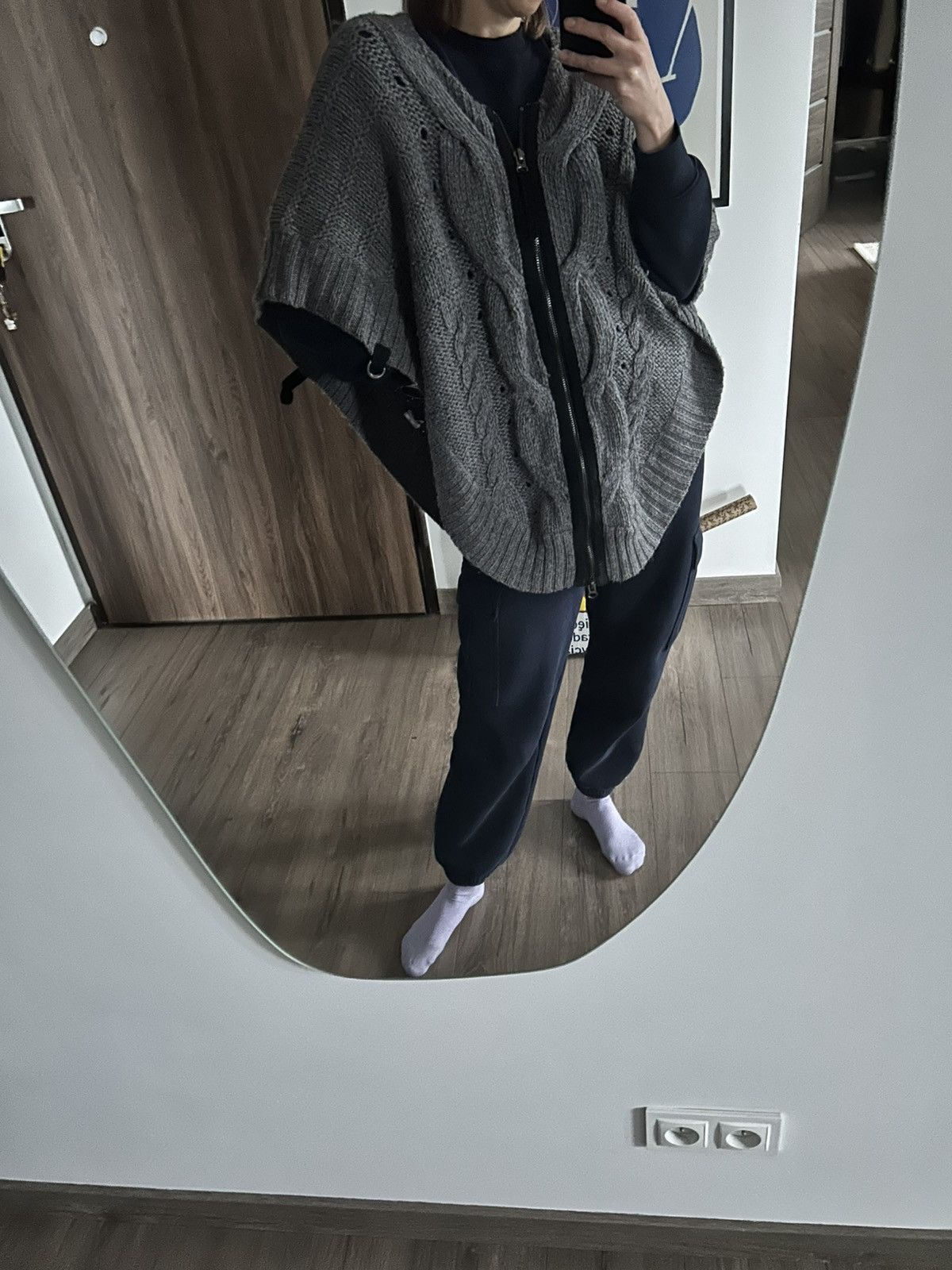 Other Day Birger et Mikkelsen wool cape poncho one size Size ONE SIZE - 10 Thumbnail
