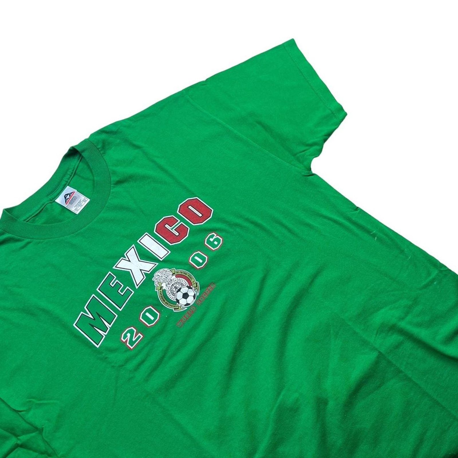 Vintage 2006 Mexico World Cup T Shirt Size US XL / EU 56 / 4 - 1 Thumbnail
