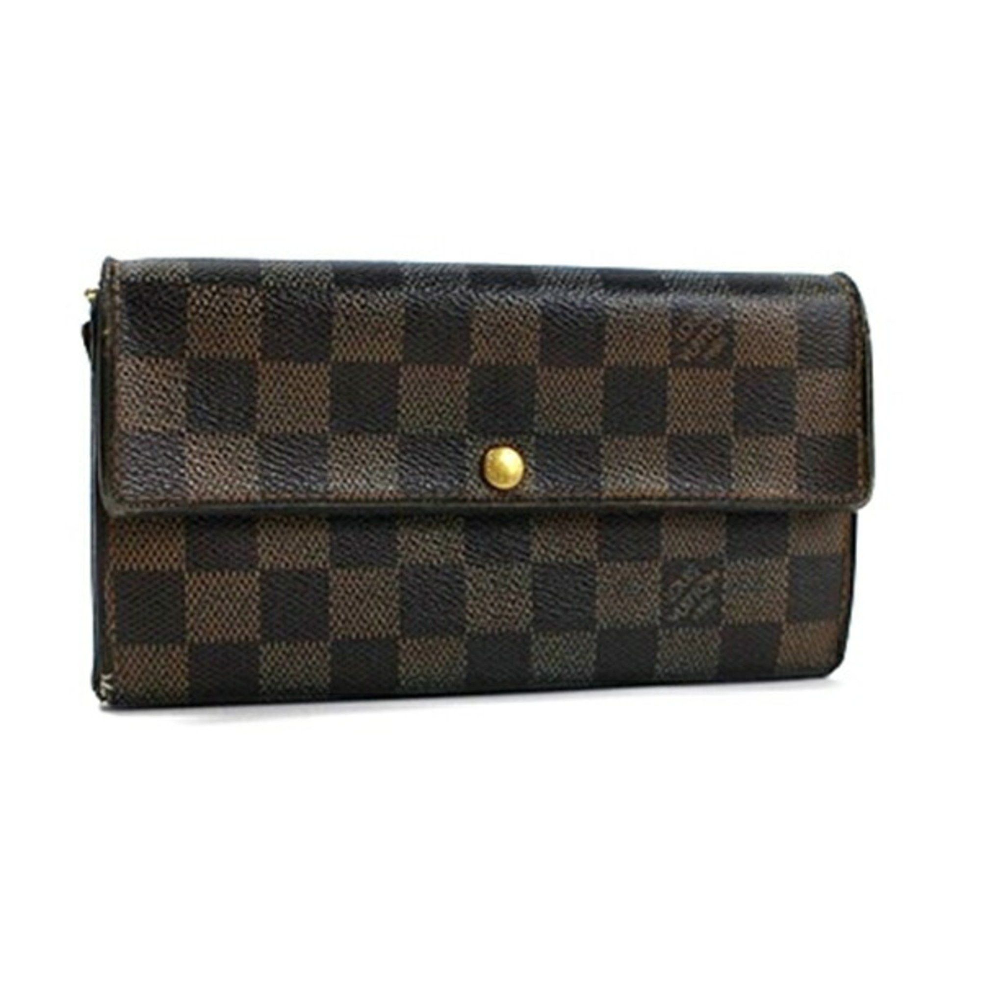Louis Vuitton Louis Vuitton Damier Portefeuille Sarah Bi-fold Long Wallet N61724 LOUIS VUITTON Women's LV Size ONE SIZE - 1 Thumbnail