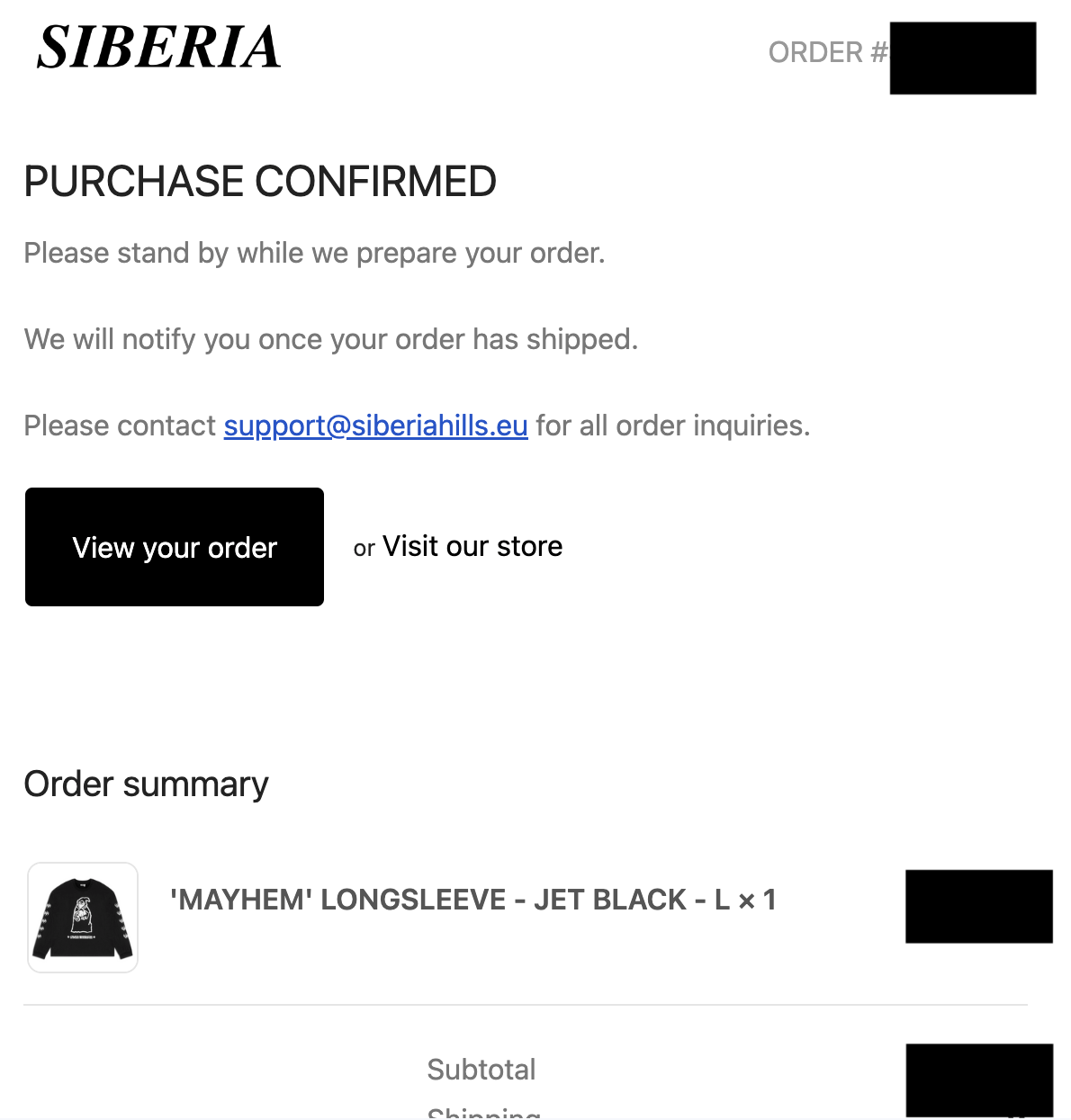 Siberia Hills Siberian Hills Long-Sleeve Tee Size US L / EU 52-54 / 3 - 5 Thumbnail