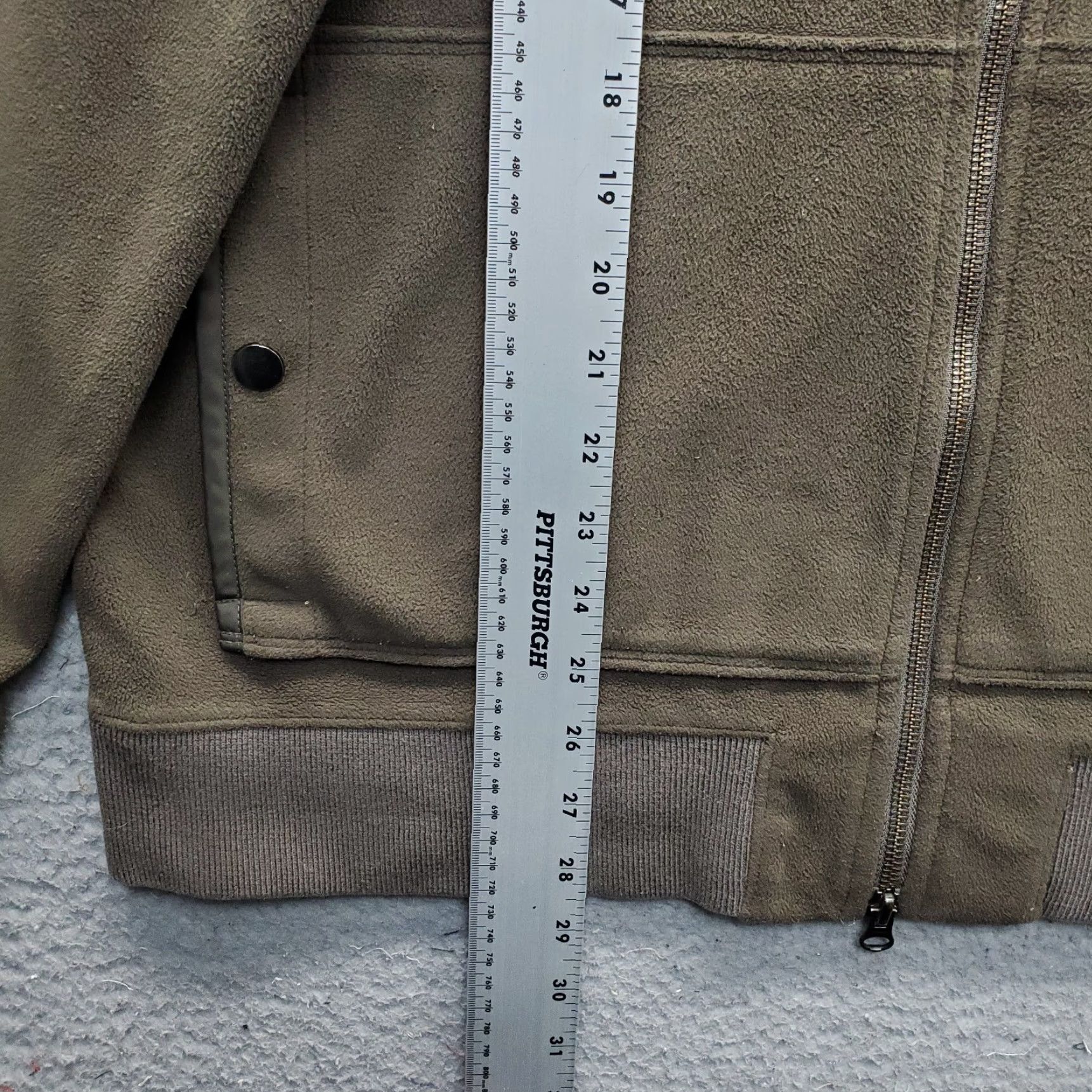 Banana Republic Banana Republic Jacket Womens XL Green Fleece Full Zip EUC - Casual Outdoor Short Sleeve? Size XL / US 12-14 / IT 48-50 - 3 Thumbnail