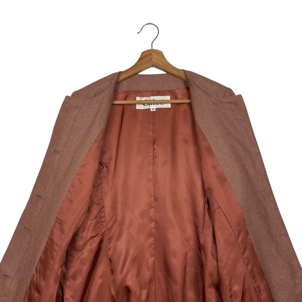 Chloe Chloe Wool Women Jacket Size M / US 6-8 / IT 42-44 - 12 Thumbnail