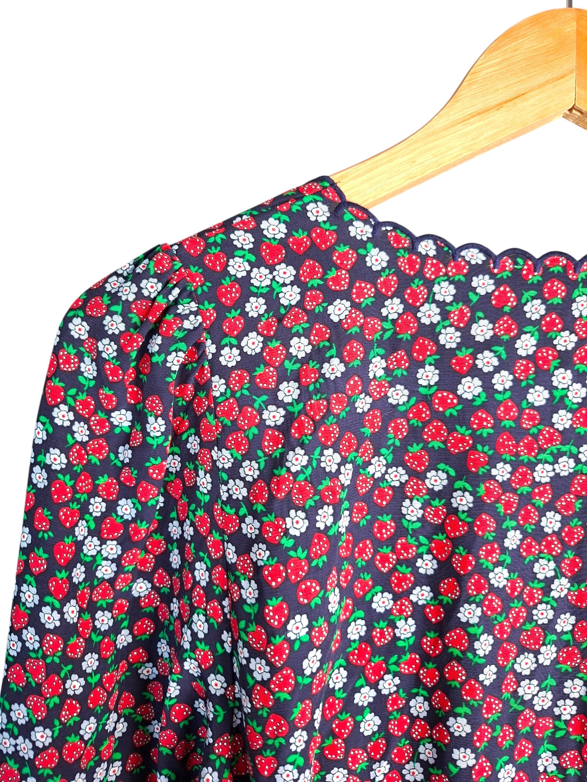 & Other Stories &Other Stories Paris Atelier Strawberry Wrap Mini Dress Size S / US 4 / IT 40 - 7 Thumbnail