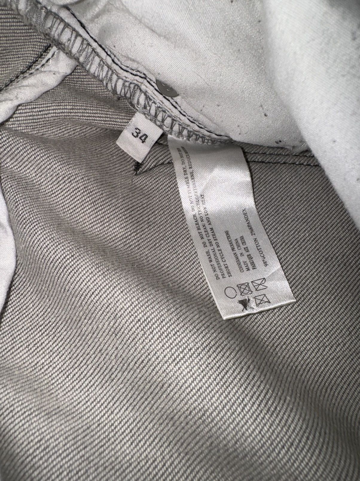 Stampd Stampd Distressed Grey Jeans Size US 34 / EU 50 - 4 Thumbnail