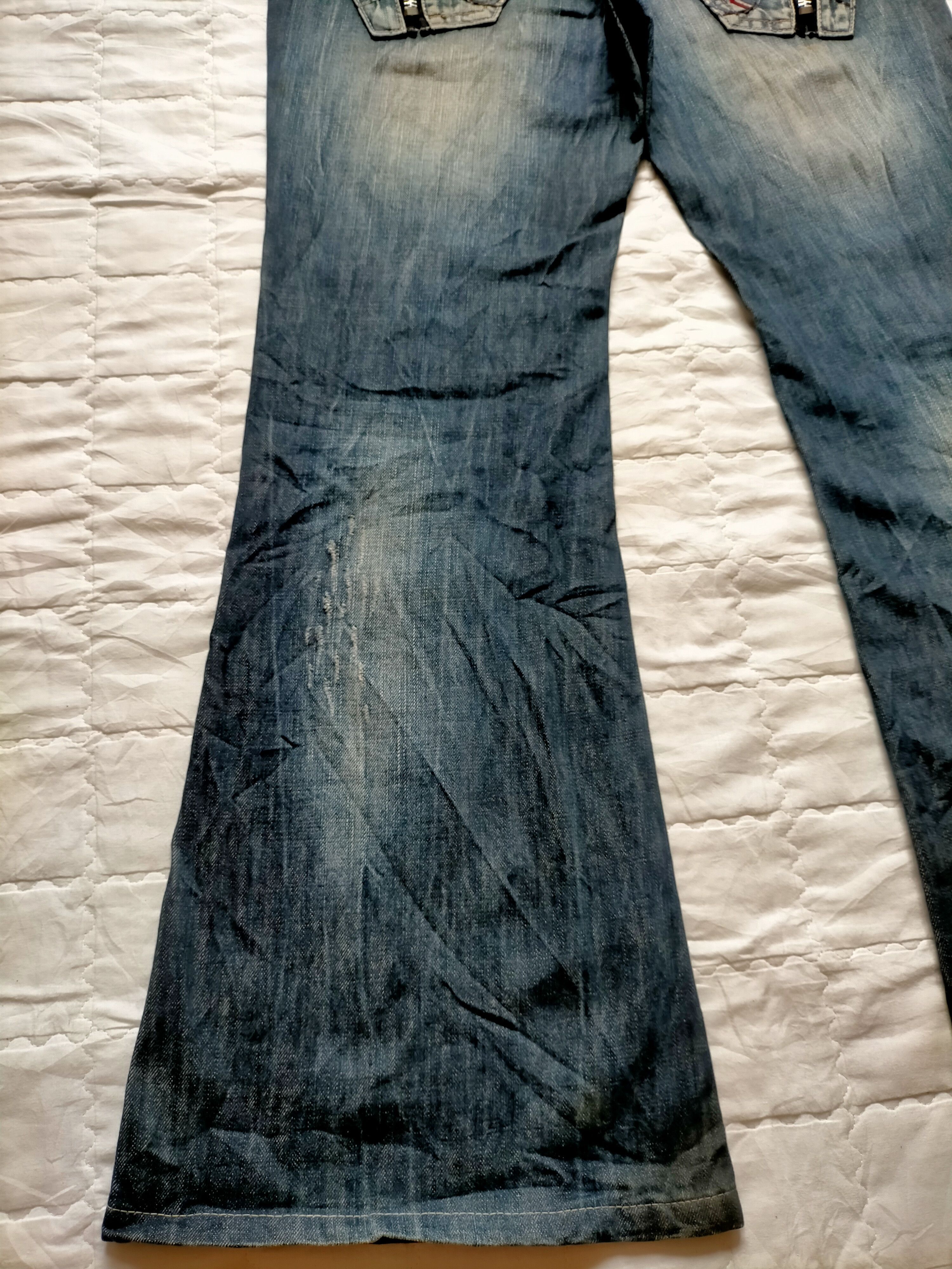 Cherokee Flare Jeans Cherooke Embroidered Boot cut denim Size US 33 - 6 Thumbnail