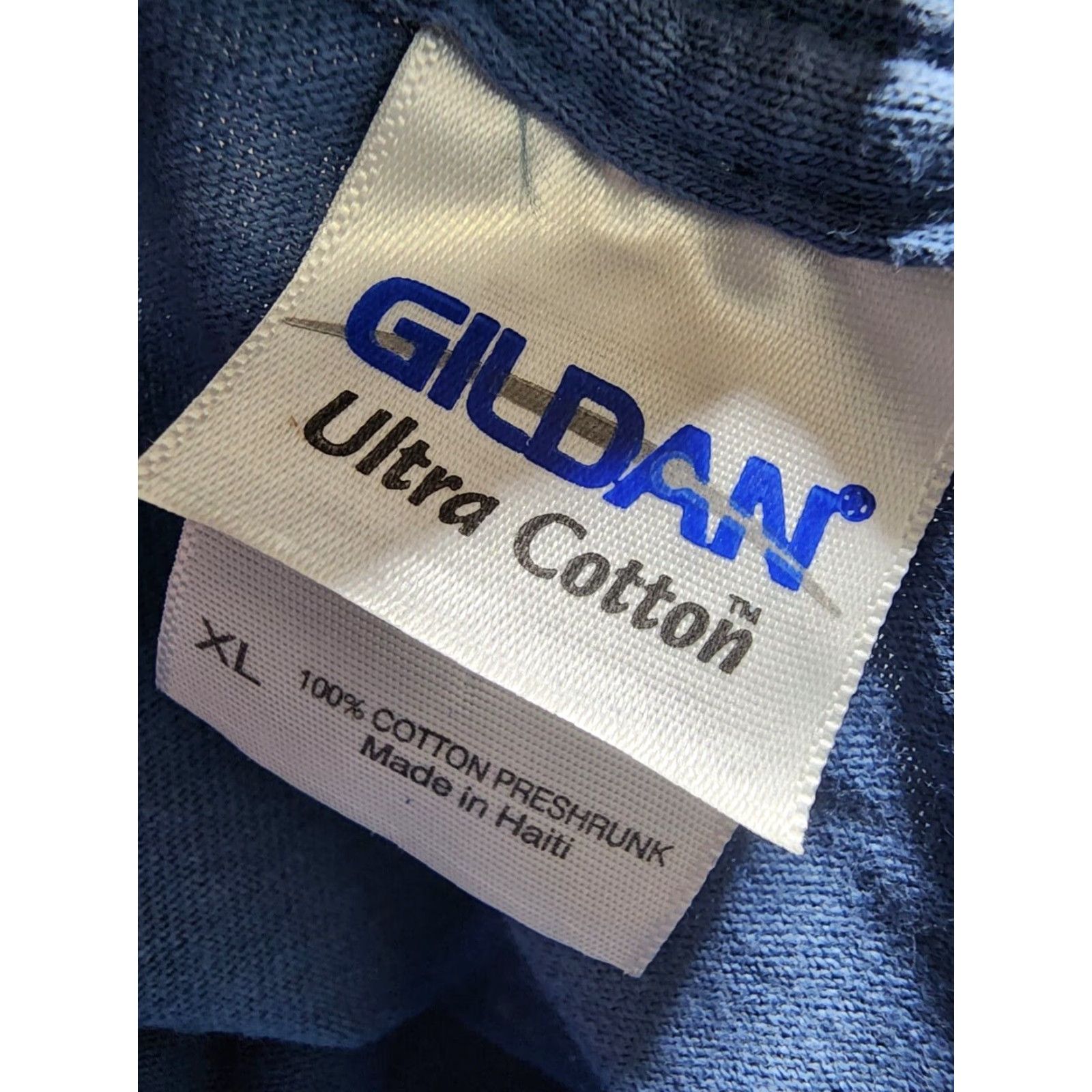 Gildan Mens XL Gildan Key West FL Master Baiter Double Sided Blue Cotton T Shirt Size US XL / EU 56 / 4 - 4 Thumbnail