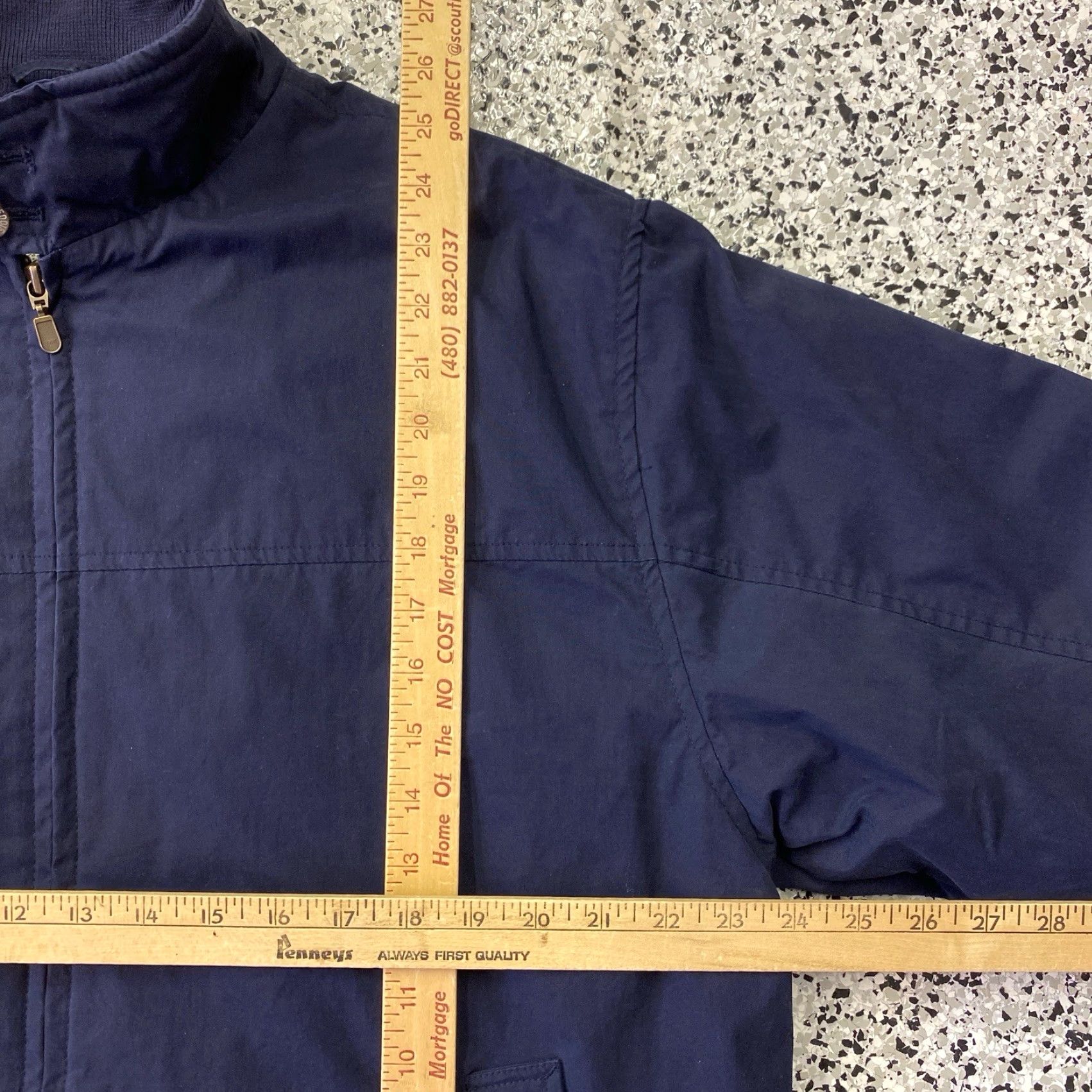 Eddie Bauer VINTAGE Eddie Bauer Zip Up Jacket Medium Blue Windbreaker/Flannel Lined Pockets 90s Outdoor USA Mens Size US M / EU 48-50 / 2 - 2 Thumbnail