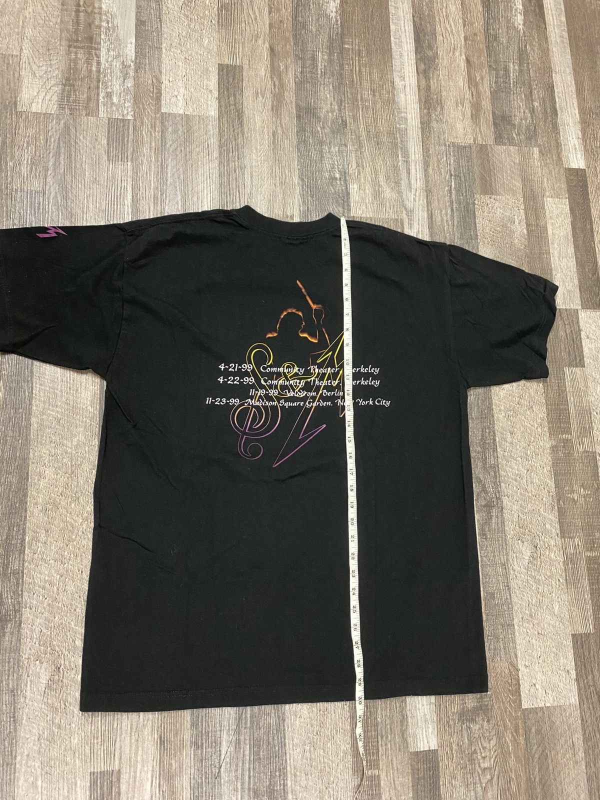 Metallica Vintage 1999 Metallica Giant S&M Tour Band Tee T shirt Grail Size US XL / EU 56 / 4 - 10 Thumbnail
