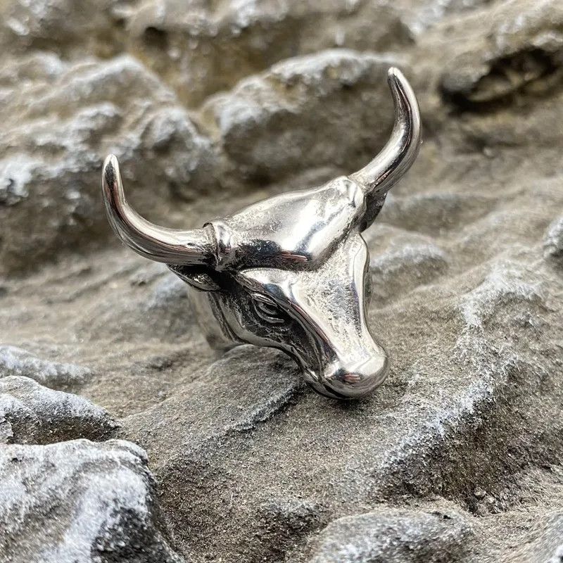 Jewelry × Vintage Bull Ring Size ONE SIZE - 2 Thumbnail
