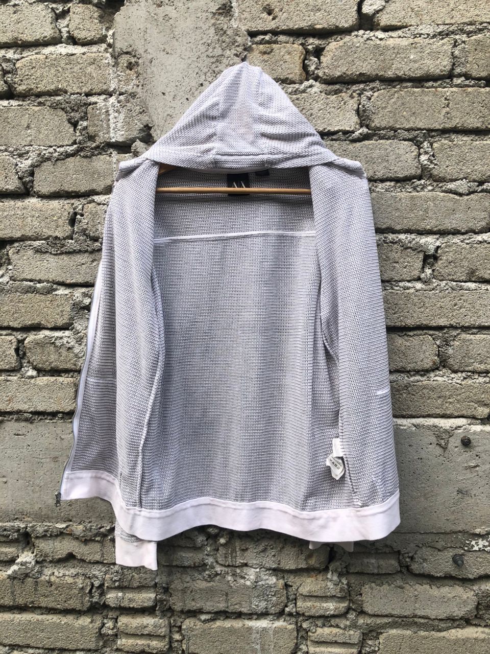 Armani Exchange G-Fall-2014 Armani Exchange Mesh Hoodie Zipper Size S / US 4 / IT 40 - 4 Thumbnail