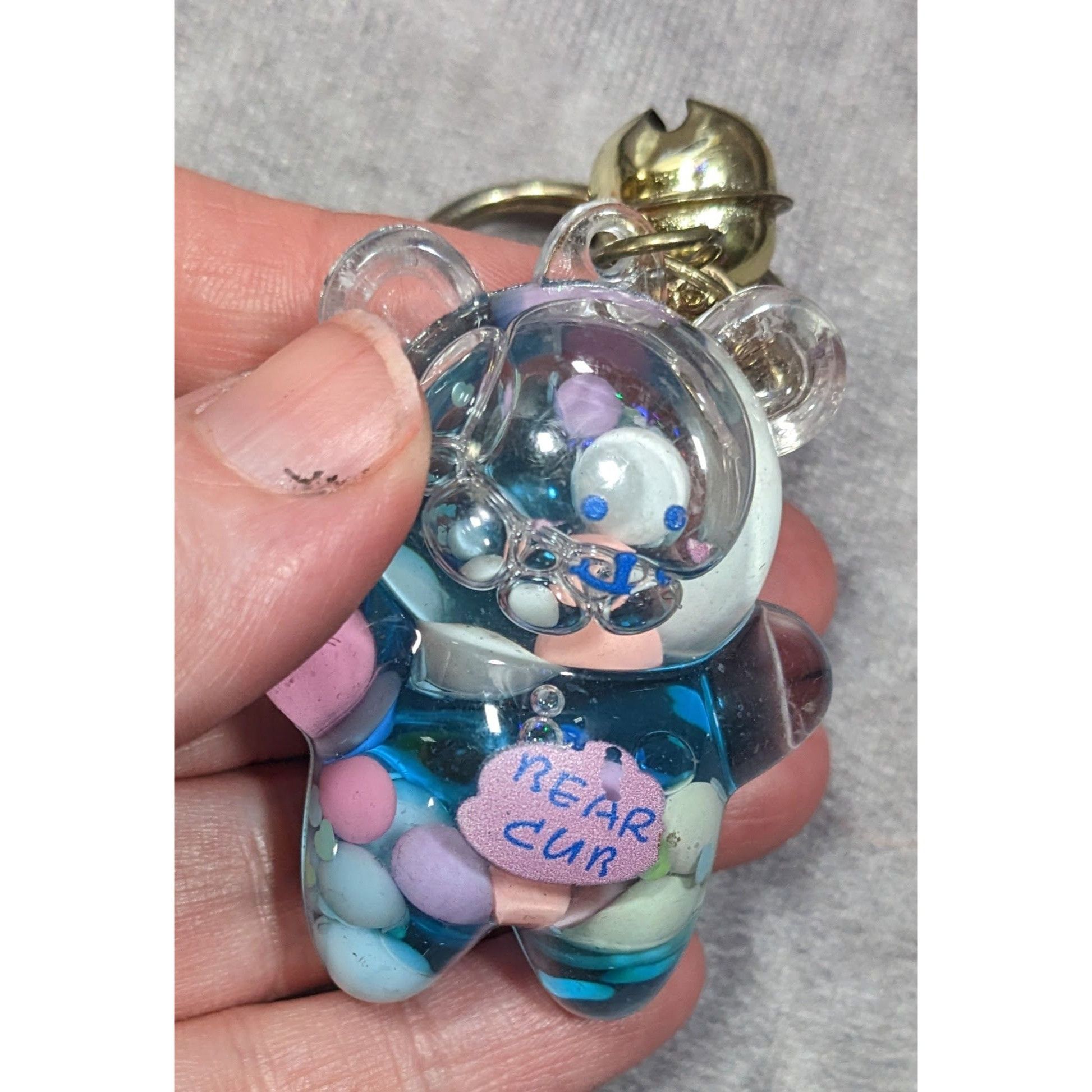 Other Kawaii The Sunshine Unicorn Blue Bear Cub Keychain Size ONE SIZE - 6 Thumbnail