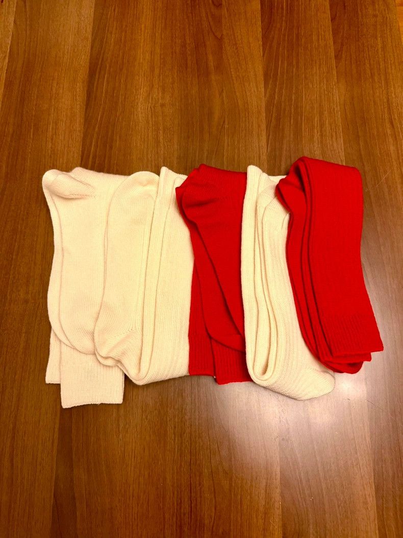 Saint Laurent Paris Saint Laurent Paris 20 FW catwalk red caterpillar pile soc Size ONE SIZE - 4 Thumbnail