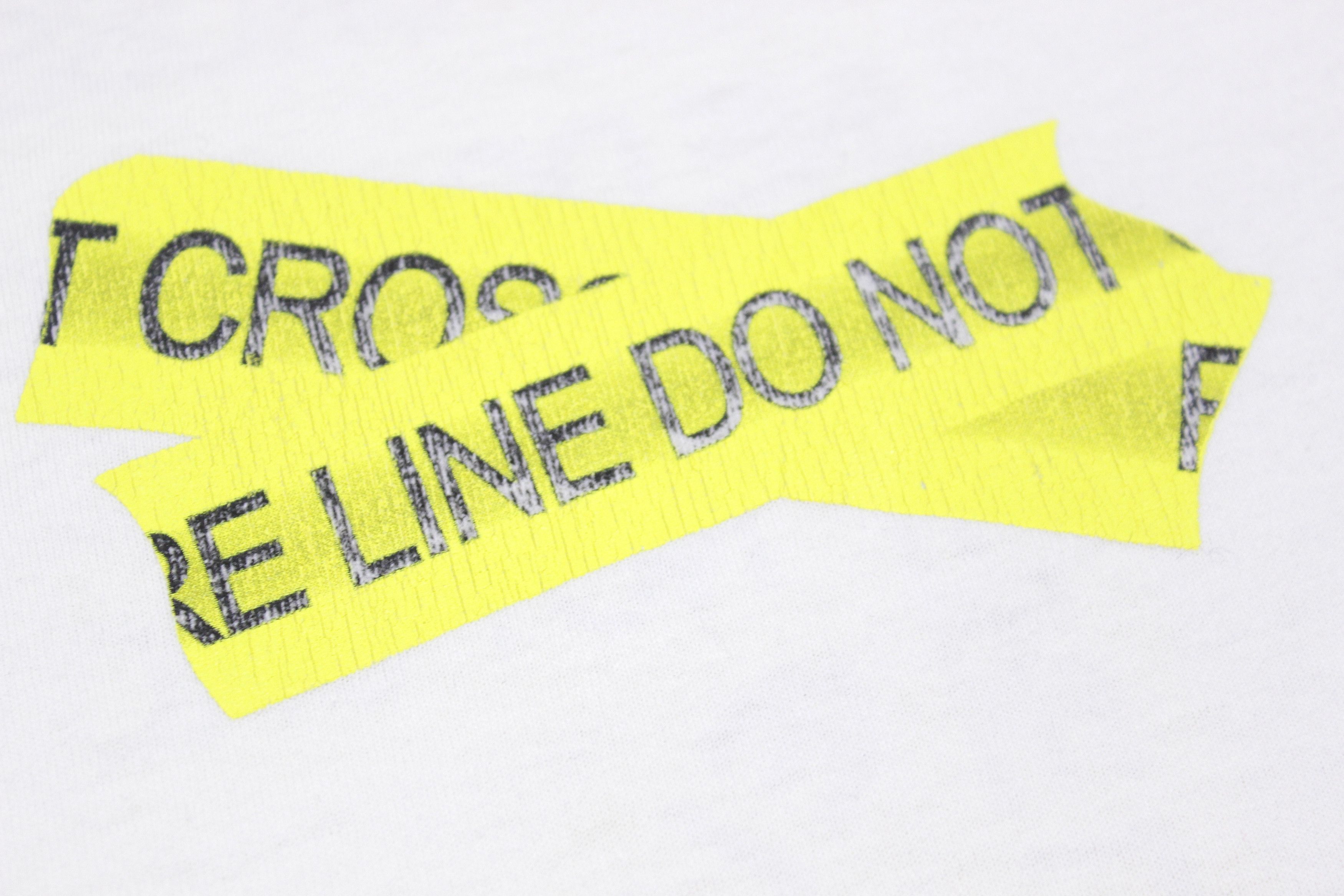 Off-White "Temperature" Cross Lines Tee Size US XL / EU 56 / 4 - 8 Thumbnail
