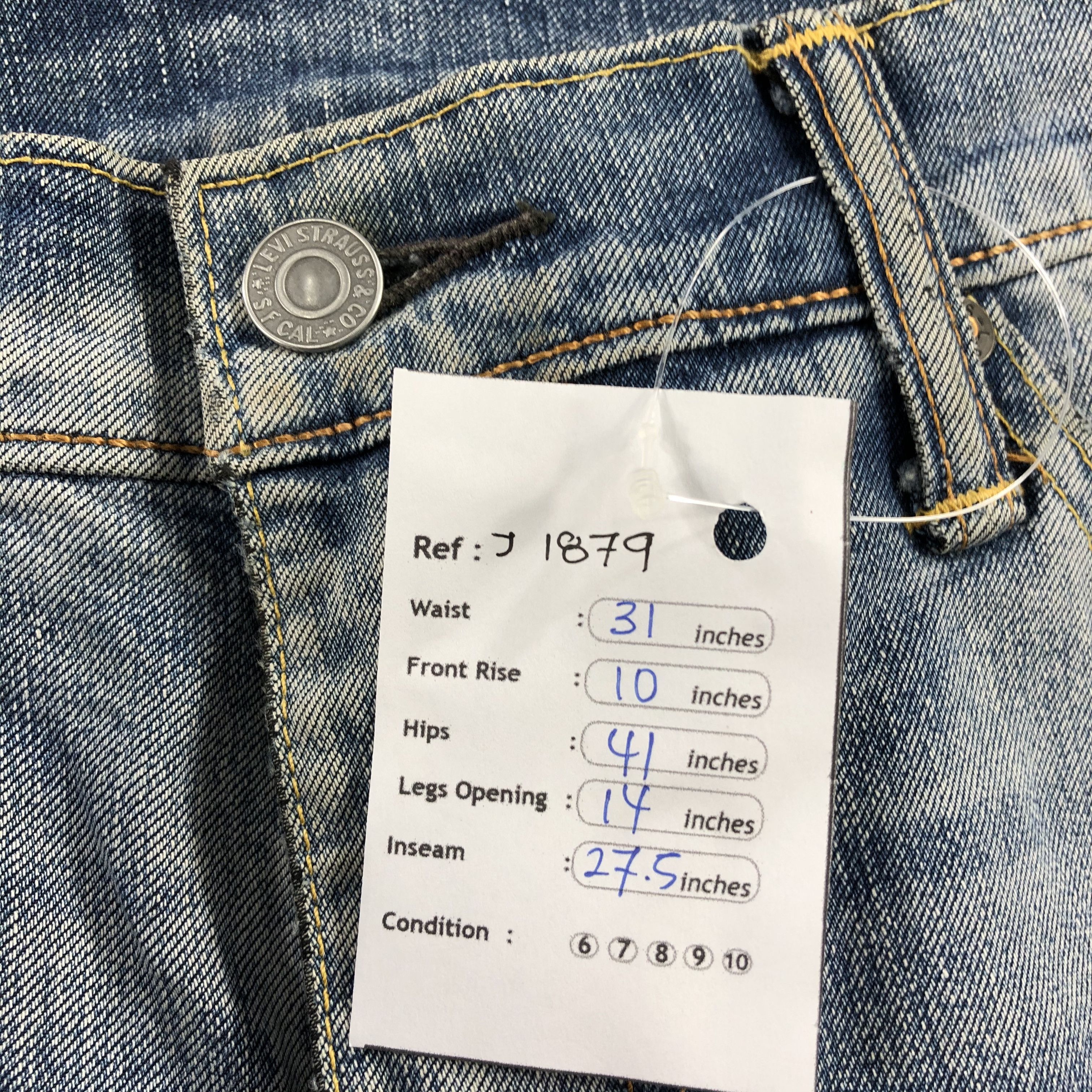 Levi's Vintage Levis 511 Earth Tone Jeans-J1879 Size US 31 - 13 Thumbnail