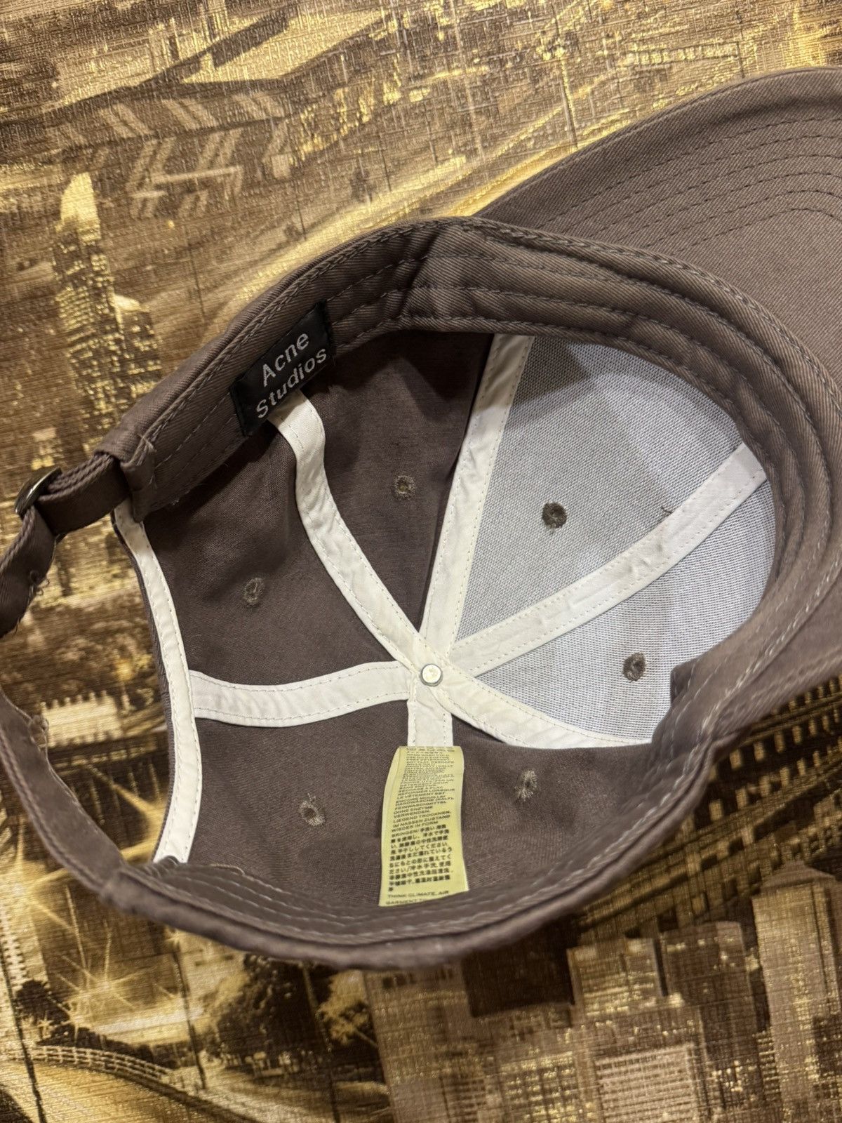 Acne Studios ACNE STUDIOS Logo Cotton-Canvas Cap Size ONE SIZE - 12 Thumbnail