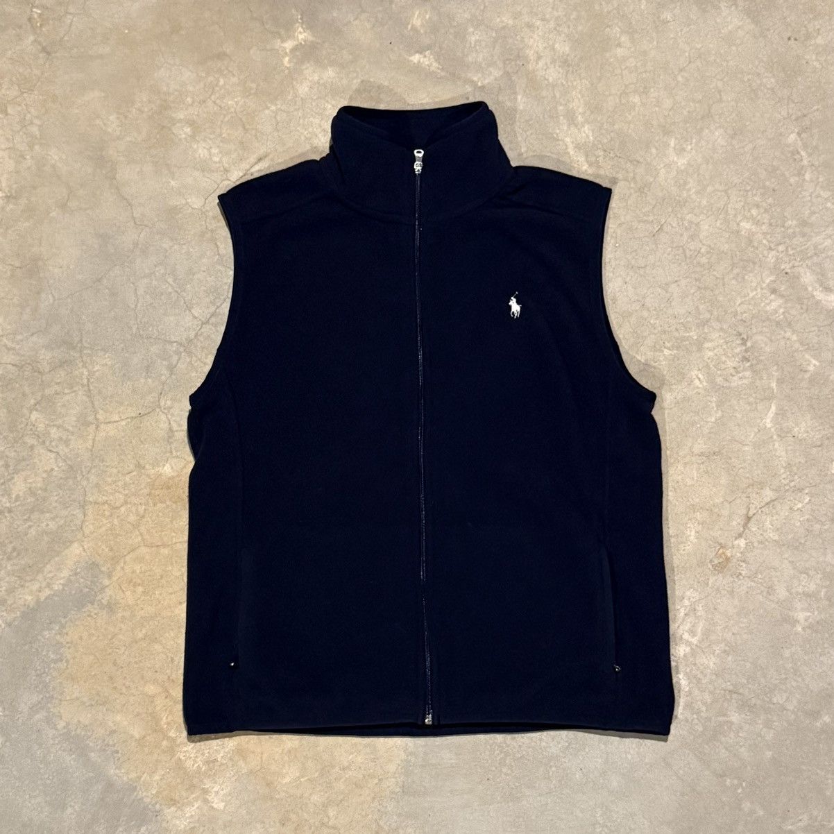 Polo Ralph Lauren Polo Ralph Lauren Pony Logo Lightweight Fleece Zip Up Vest Size US XL / EU 56 / 4 - 1 Thumbnail