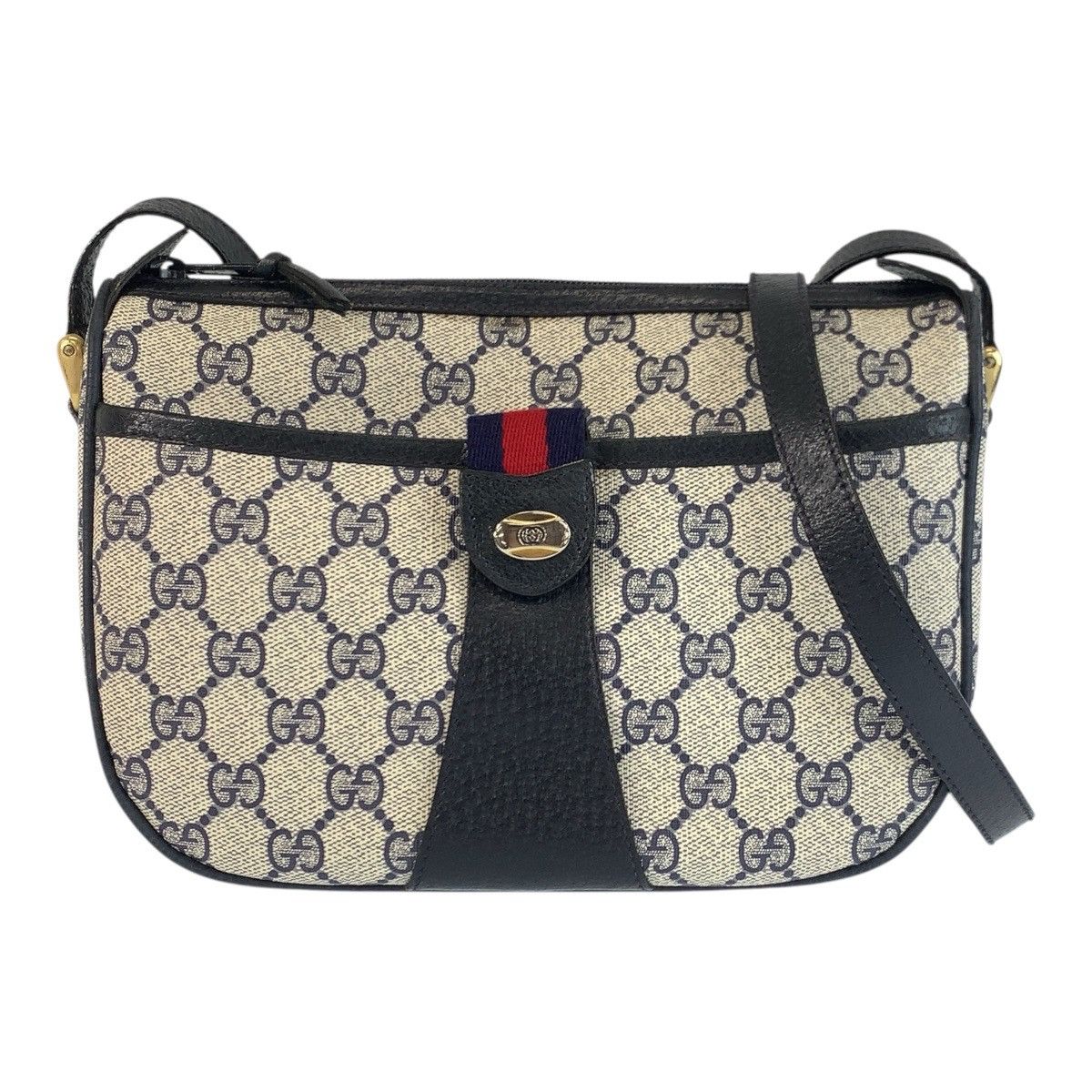 Gucci Gucci Gucci GG Supreme Canvas Leather Shoulder Bag Textile Shoulder Bag 89 02 032 DUTY FREE for USA Size ONE SIZE - 1 Thumbnail