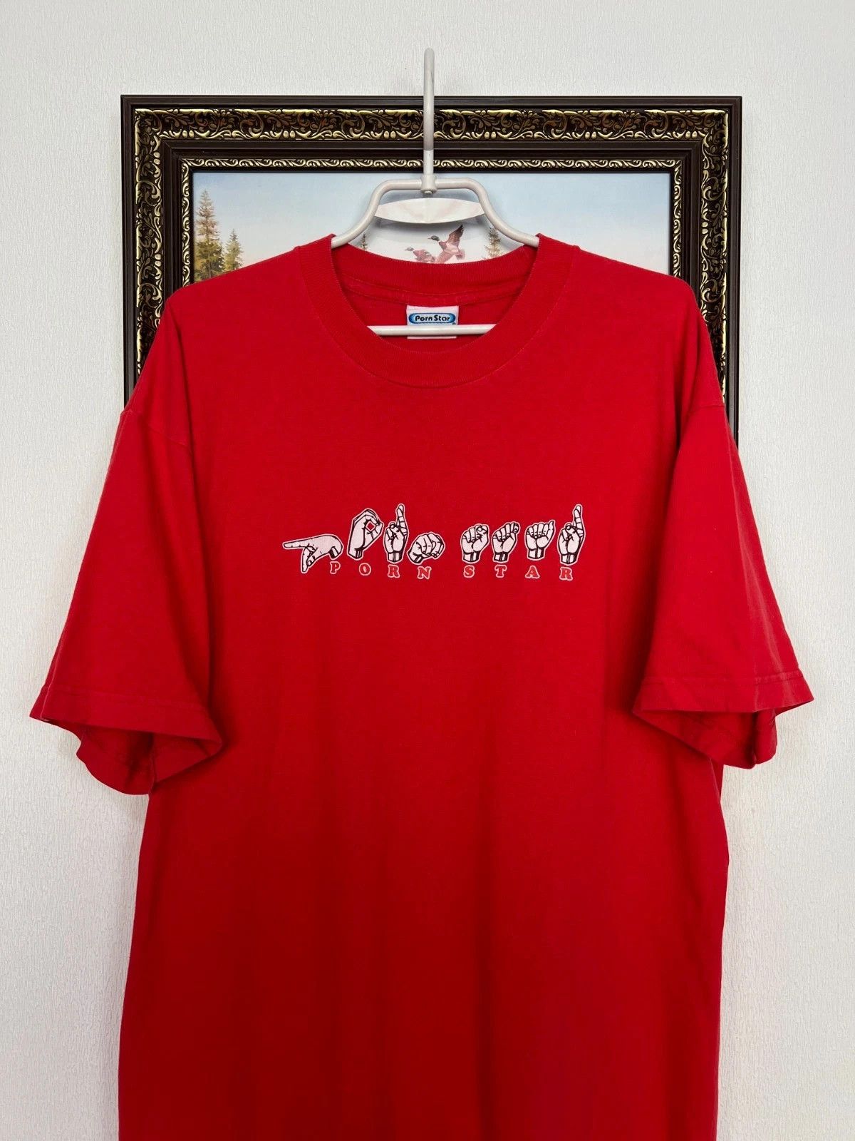 Other Vintage 90's Porn Star Shirt Over Print Logo Tee Rare Hype Size US XL / EU 56 / 4 - 2 Thumbnail