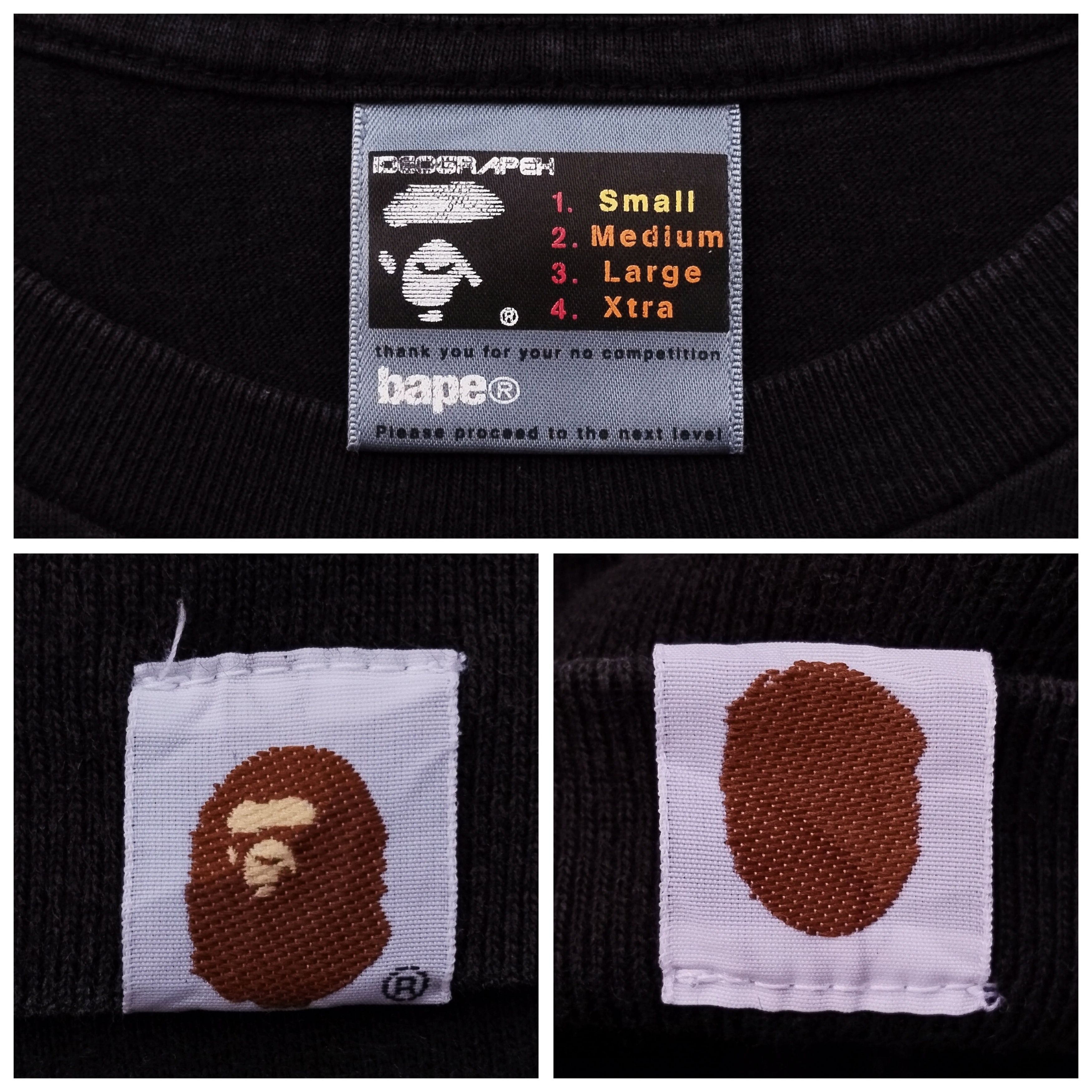 Bape Vintage 2004 Bape Inspired Run DMC Long Sleeve Tee Size US S / EU 44-46 / 1 - 7 Thumbnail
