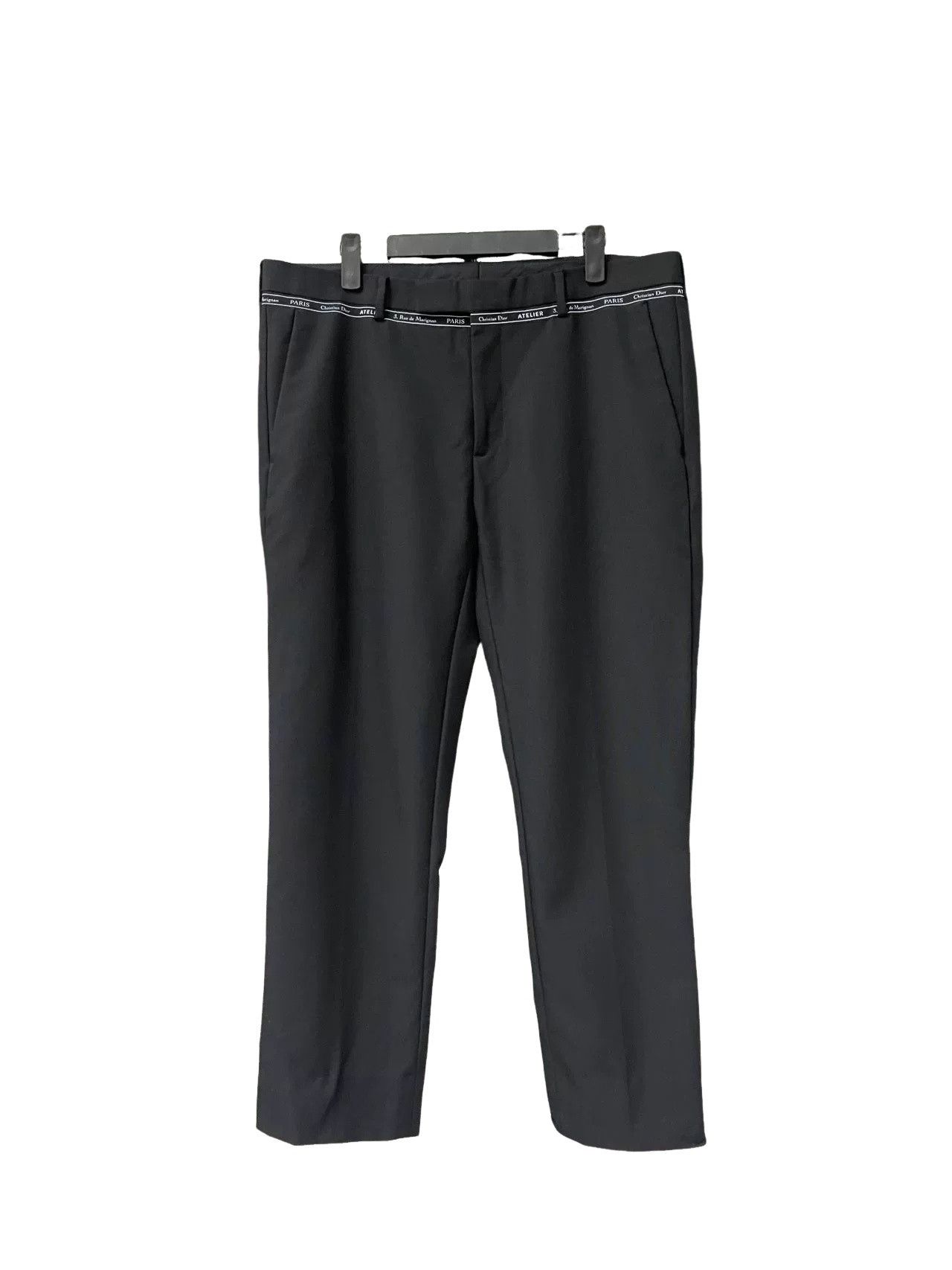 Dior Dior Atelier Logo Trim Trousers Size 36 Size US 36 / EU 52 - 1 Thumbnail