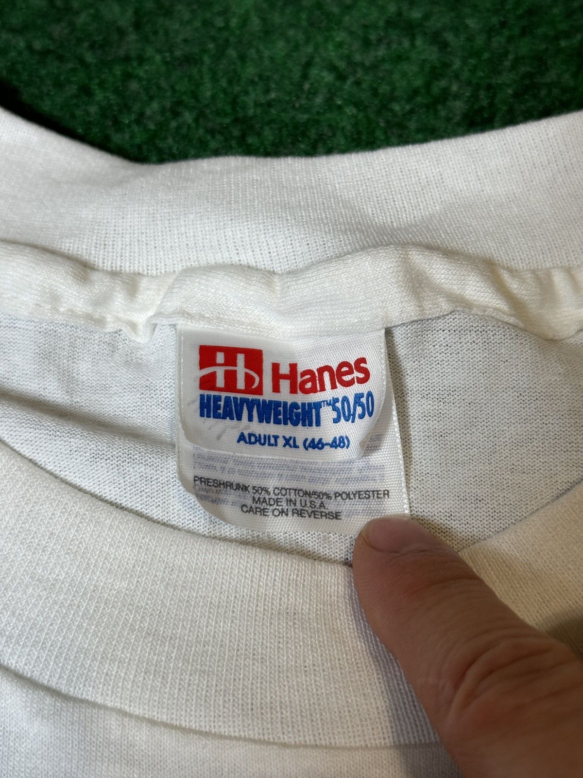 Hanes × Vintage Vtg 90s Dale Earnhardt Taz Looney Tunes Cry Baby T Shirt Size US XL / EU 56 / 4 - 3 Thumbnail