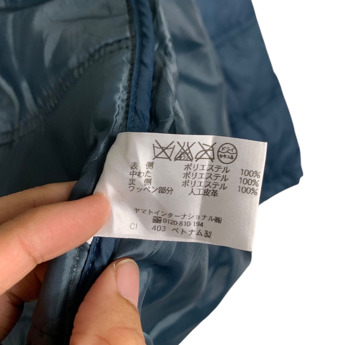 Japanese Brand CROCODILE Blue Puffer Jacket Down Jacket #1527-C68 Size US L / EU 52-54 / 3 - 18 Thumbnail
