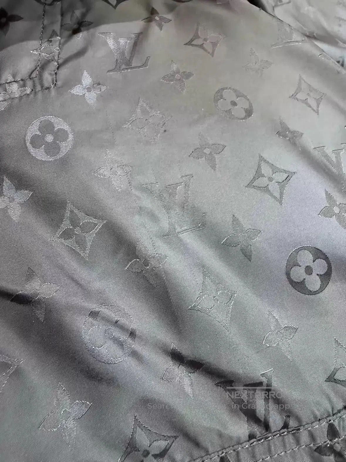 Louis Vuitton Blue Hooded Light Jacket, Size L. Size US L / EU 52-54 / 3 - 9 Thumbnail