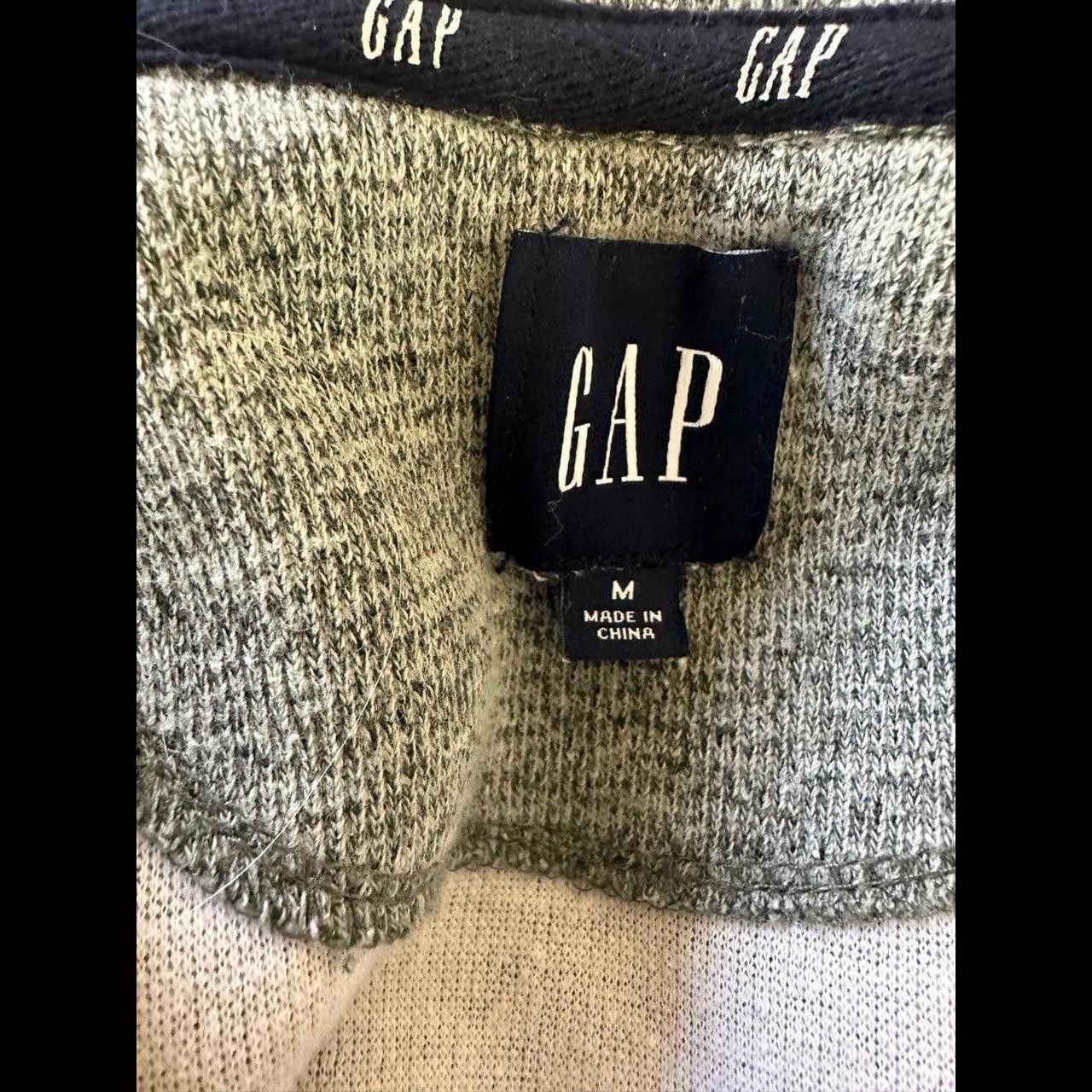 Gap Gap Mens Gray Long Sleeve Size US M / EU 48-50 / 2 - 2 Thumbnail
