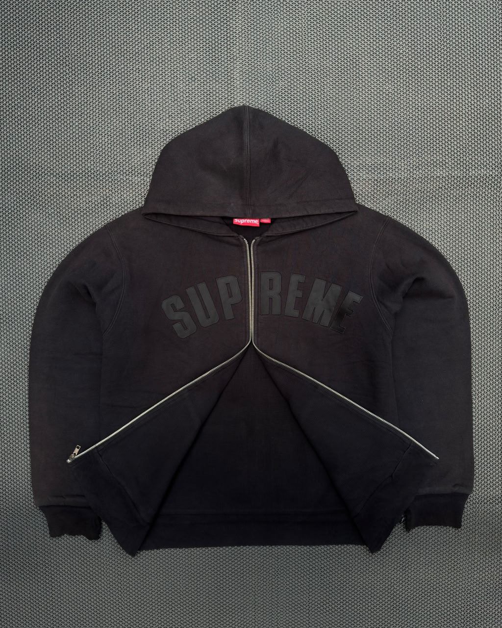 Supreme SUPREME ARC LOGO THERMAL ZIP UP HOODIE FW17 Size US L / EU 52-54 / 3 - 3 Thumbnail