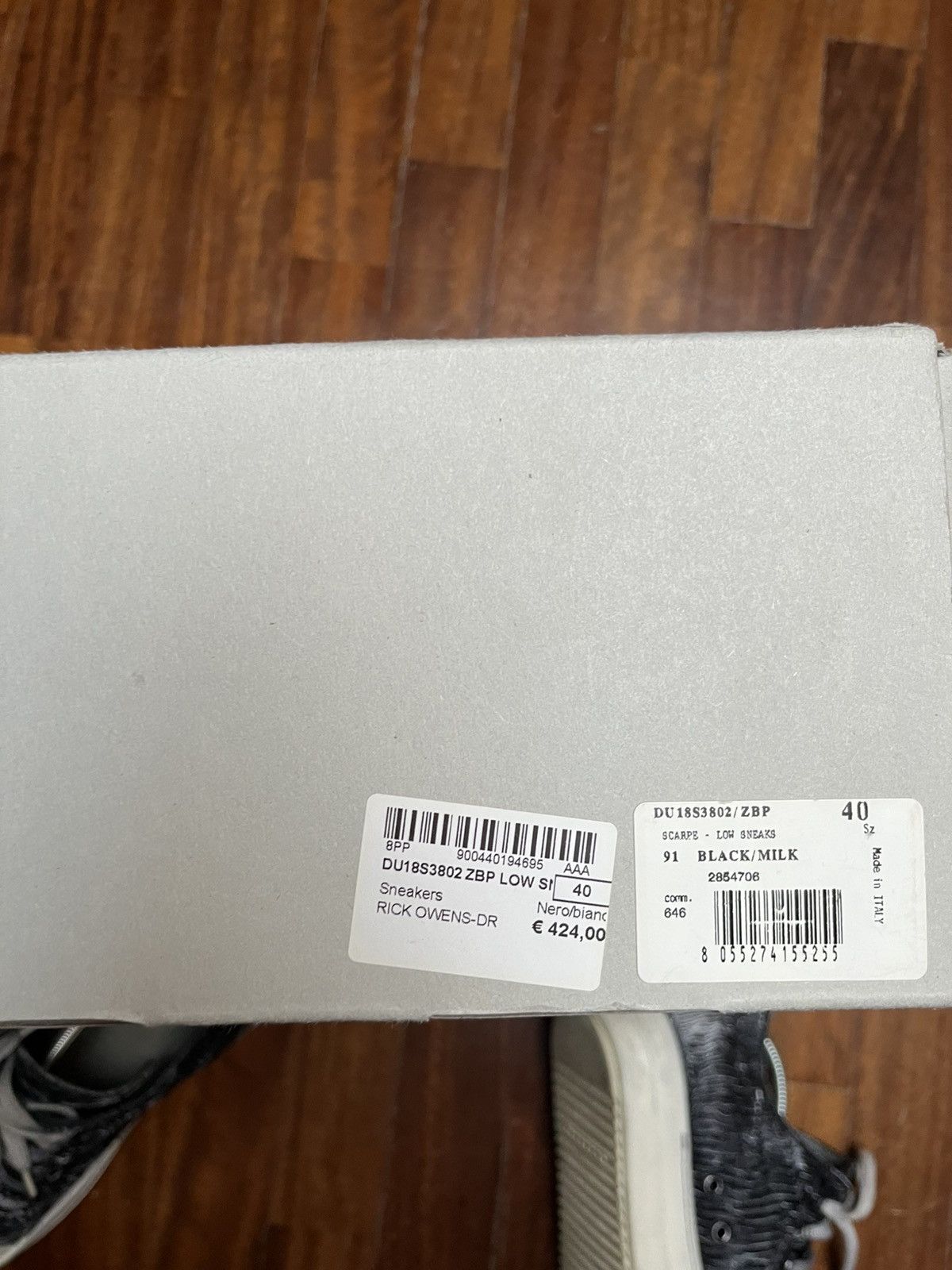 Rick Owens Drkshdw Rick Owens Ramones low top sneakers Size US 7 / EU 40 - 13 Thumbnail