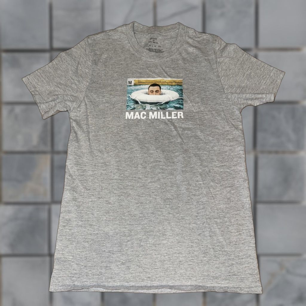 Vintage Mac Miller T-Shirt Grey Small 17x25 Men Short Sleeve Regular Fit M & M Shirt Size US S / EU 44-46 / 1 - 1 Thumbnail