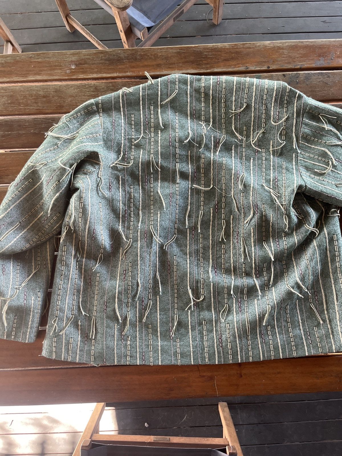 Designer Deodar Hand Crafted Strand Jacket (Men) Size US L / EU 52-54 / 3 - 3 Thumbnail