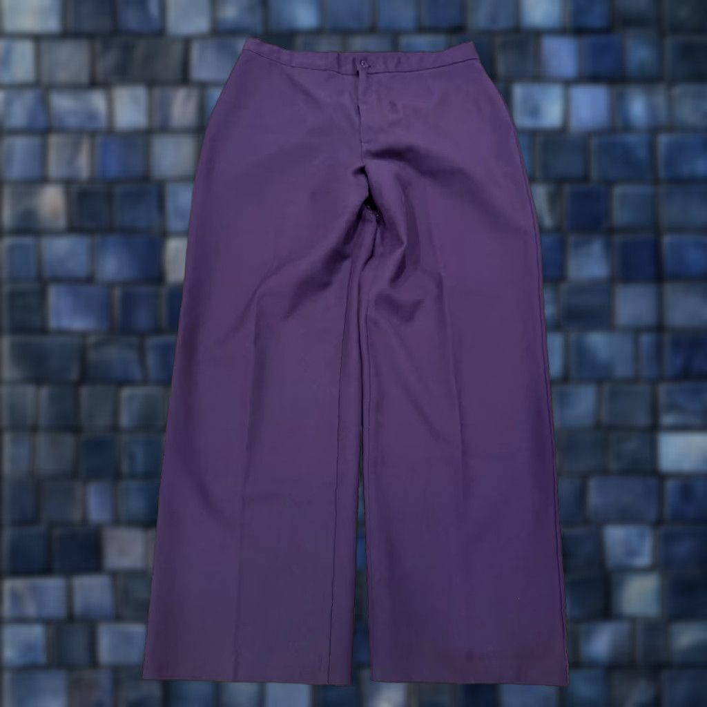 Levi's VINTAGE Levi's 70s Pants Purple Mens 34x28 Bootcut Regular Inseam 28 Black Tab Sta Prest Levi Strauss Men’s Pants Size US 34 / EU 50 - 1 Thumbnail