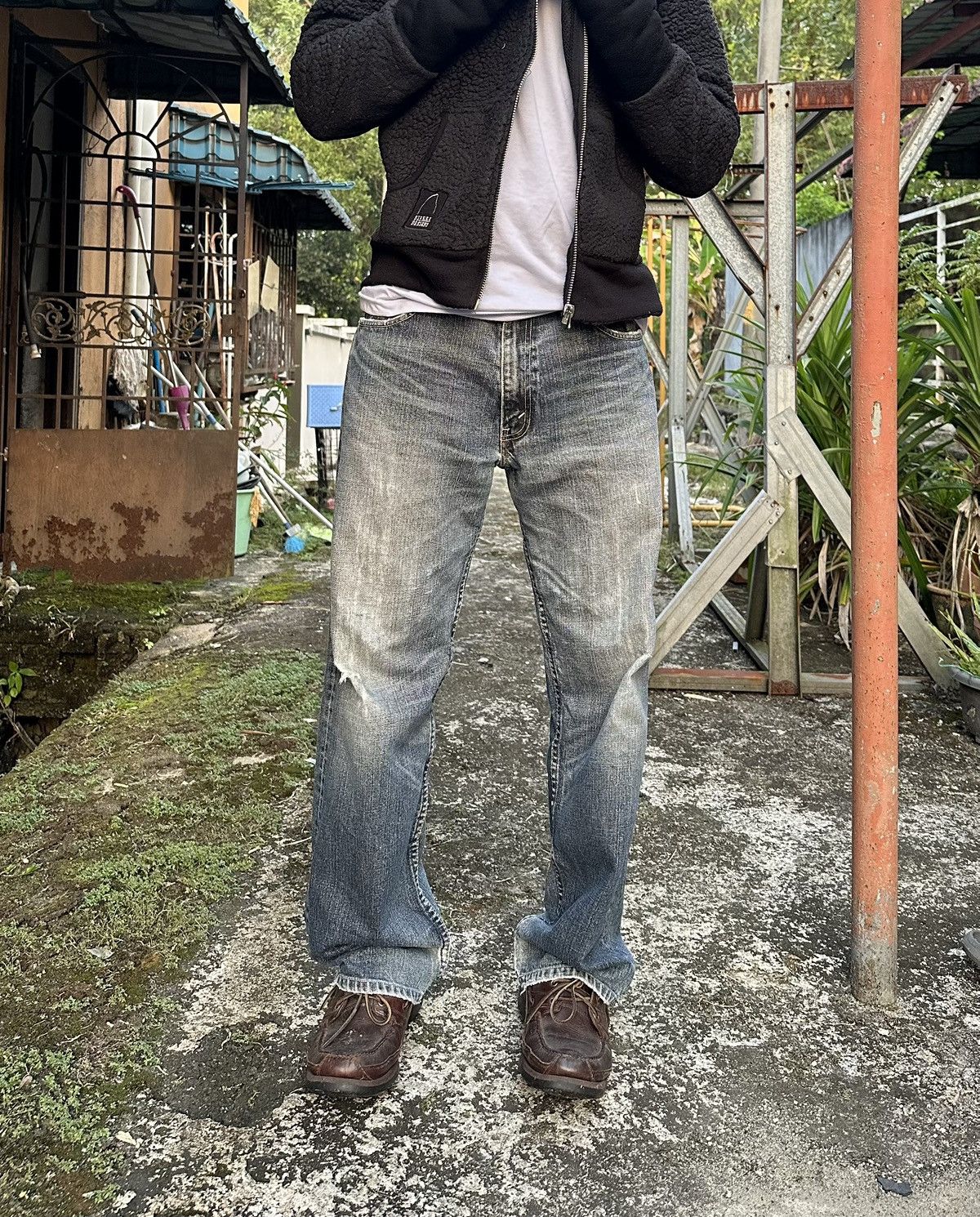 Levi's Vintage Clothing 👹Vintage Levi’s 503 Sanforized Baggy Jeans Size US 32 / EU 48 - 8 Thumbnail
