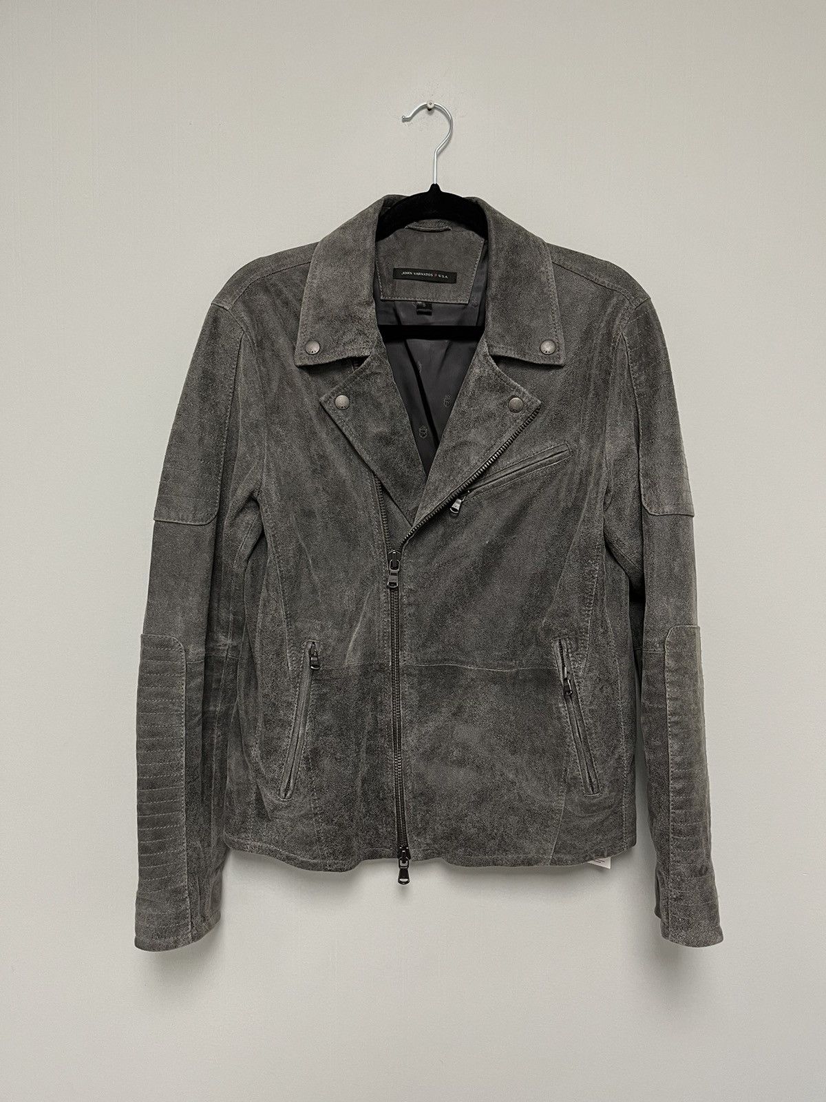 John Varvatos Burnished Leather Moto Jacket. Small Size US S / EU 44-46 / 1 - 8 Thumbnail