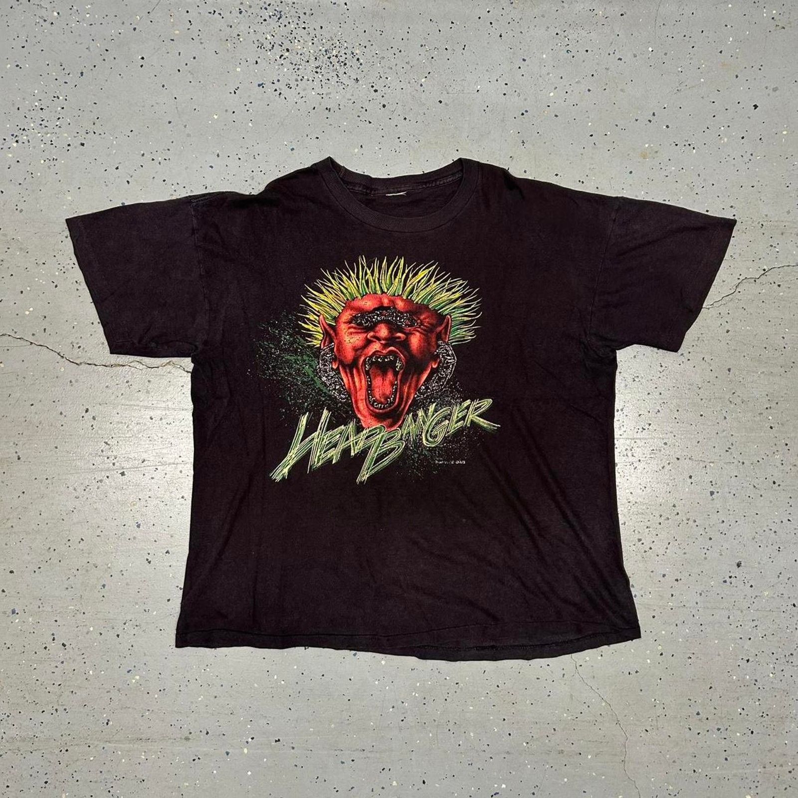 Other VTG 80s Headbanger Graphic T-shirt Size US XL / EU 56 / 4 - 1 Thumbnail
