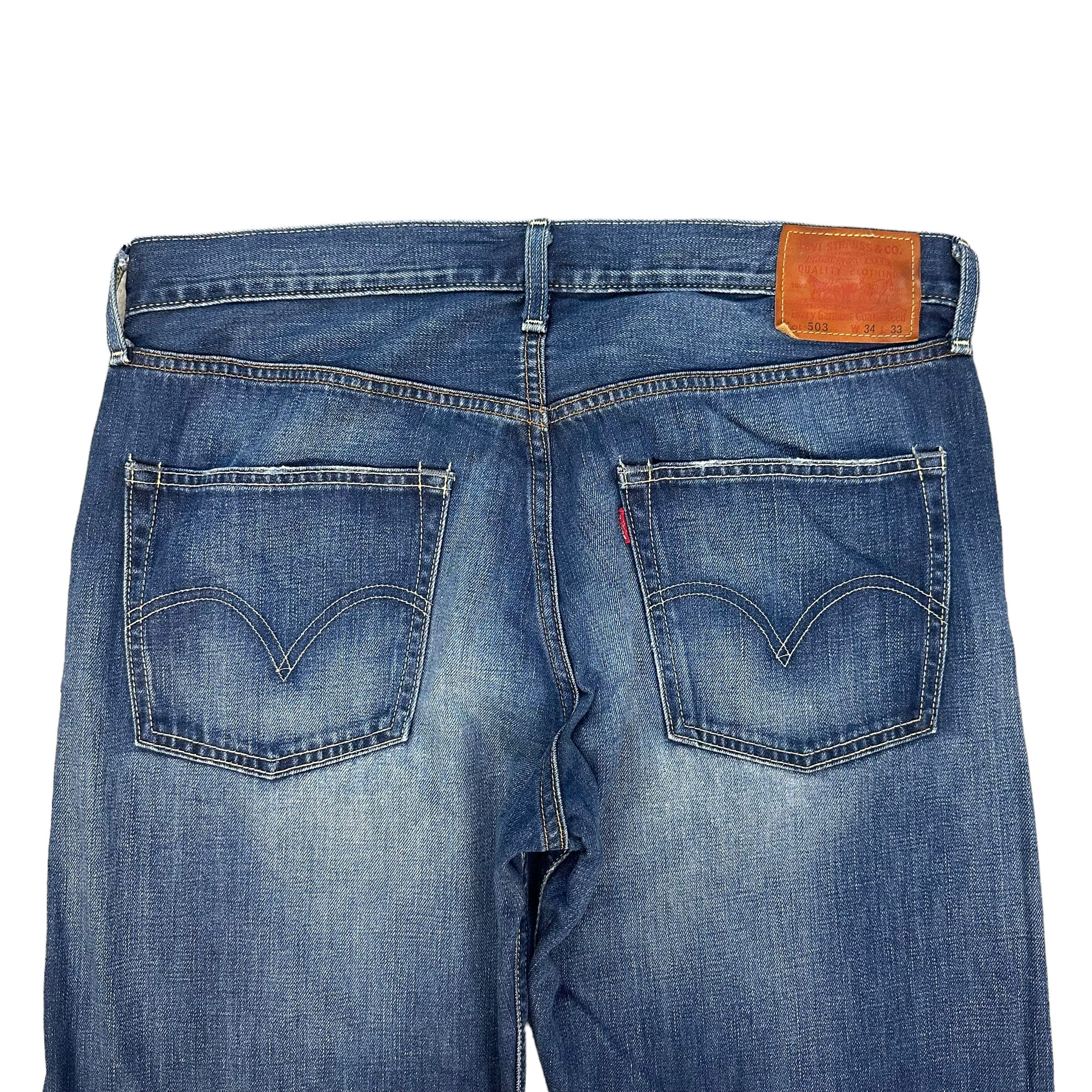 Levi's LEVIS 503 SELVEDGE DENIM PANT #8866-032 Size US 34 / EU 50 - 13 Thumbnail