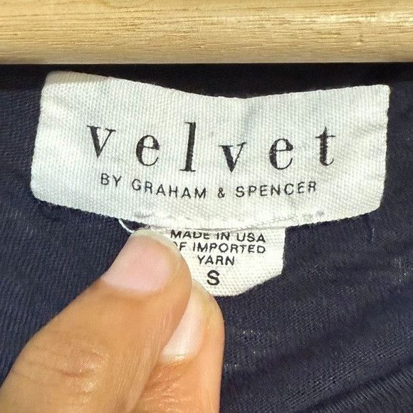Velvet Velvet by Graham & Spencer Navy Flutter Sleeve Dress Size S Size S / US 4 / IT 40 - 5 Thumbnail