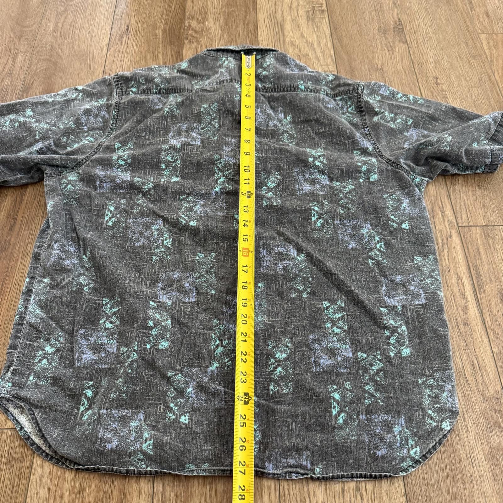 Other Vintage 90s Geometric Art Button Shirt Lunch Break AOP Size US L / EU 52-54 / 3 - 8 Thumbnail