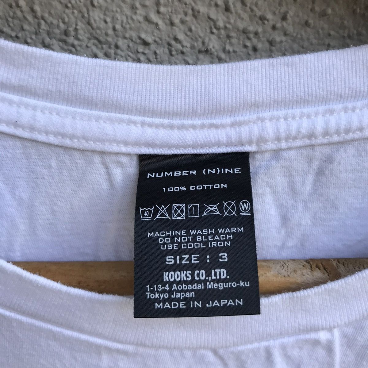 Number (N)ine NUMBER NINE box logo japan oasis inspired Size US S / EU 44-46 / 1 - 3 Thumbnail